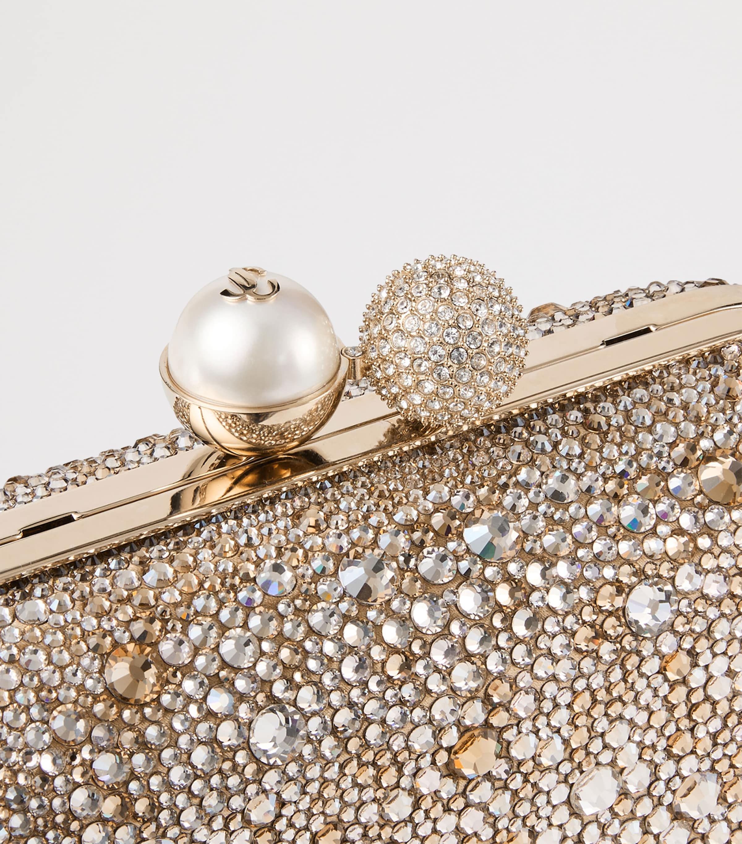 Jimmy Choo Cloud Clutch Bag Crystal Mix Image 5