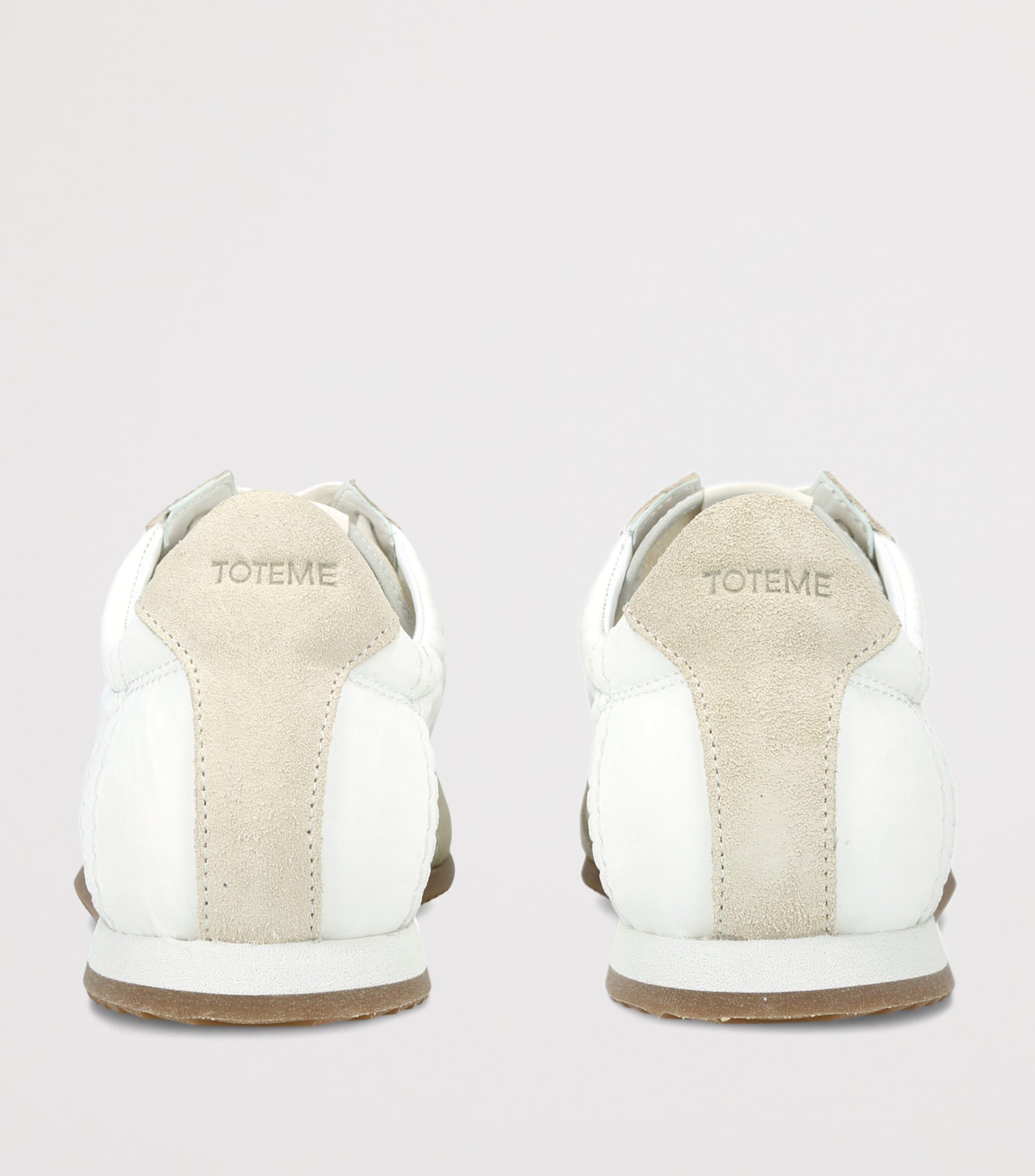 Toteme Suede Flex Sneakers White/comb Image 2