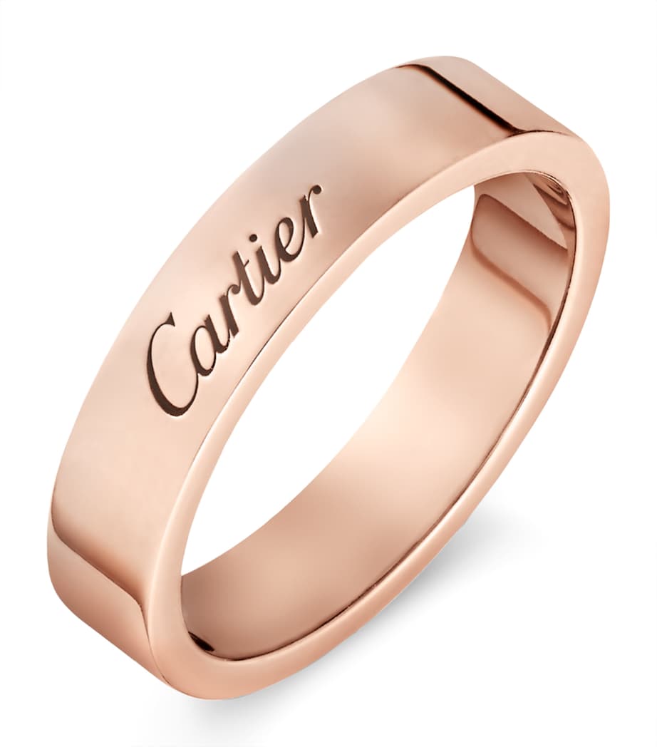 Cartier Rose Gold C de Cartier Wedding Band (4mm) Rose Gold Image 1