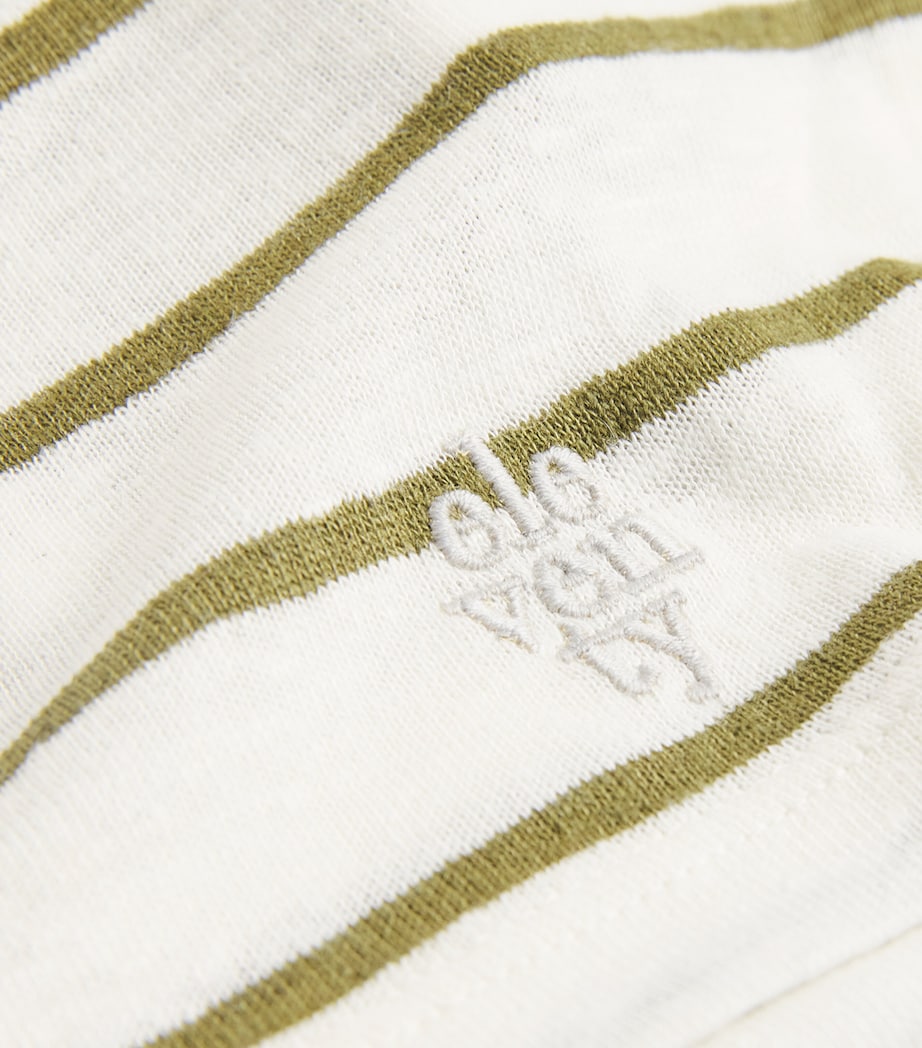 Cotton Stripe T-Shirt (2-16 Years) 100VE Image 3