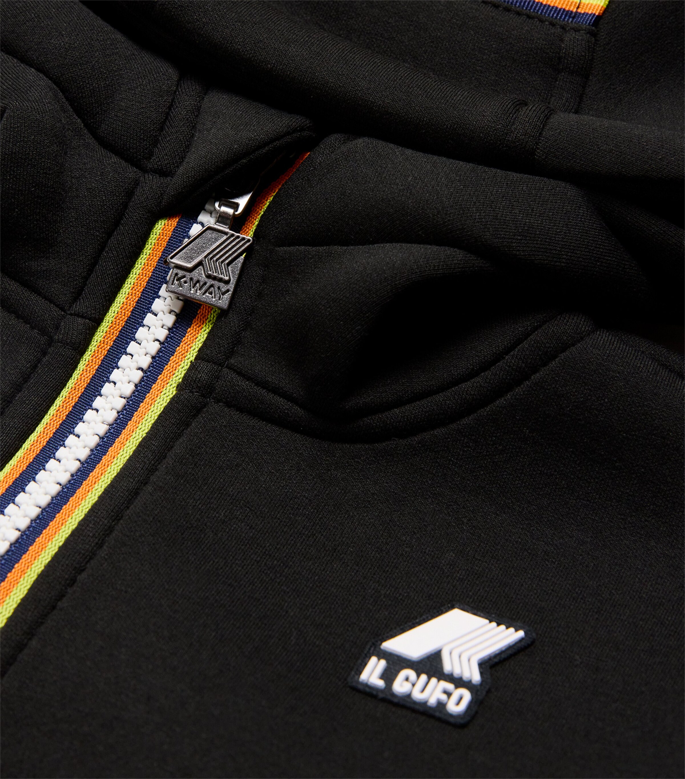 x Kay-Way Neoprene Zip-Up Hoodie (4-14 Years) BLACK Image 3