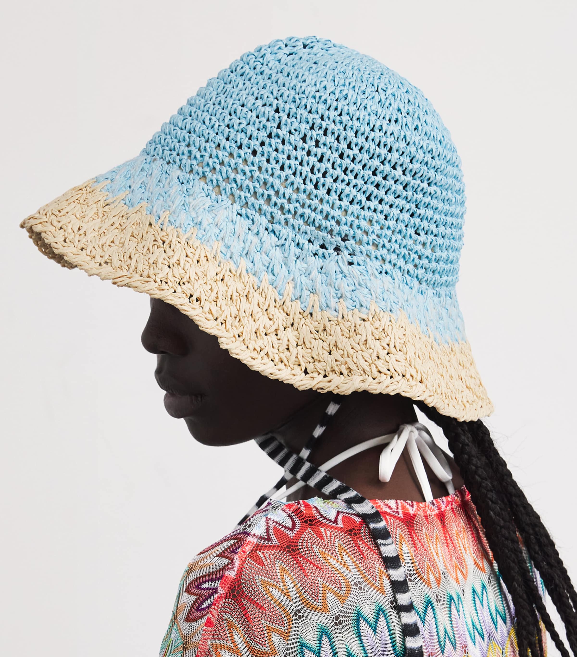 Straw Side Tie  Hat 0001 Image 3