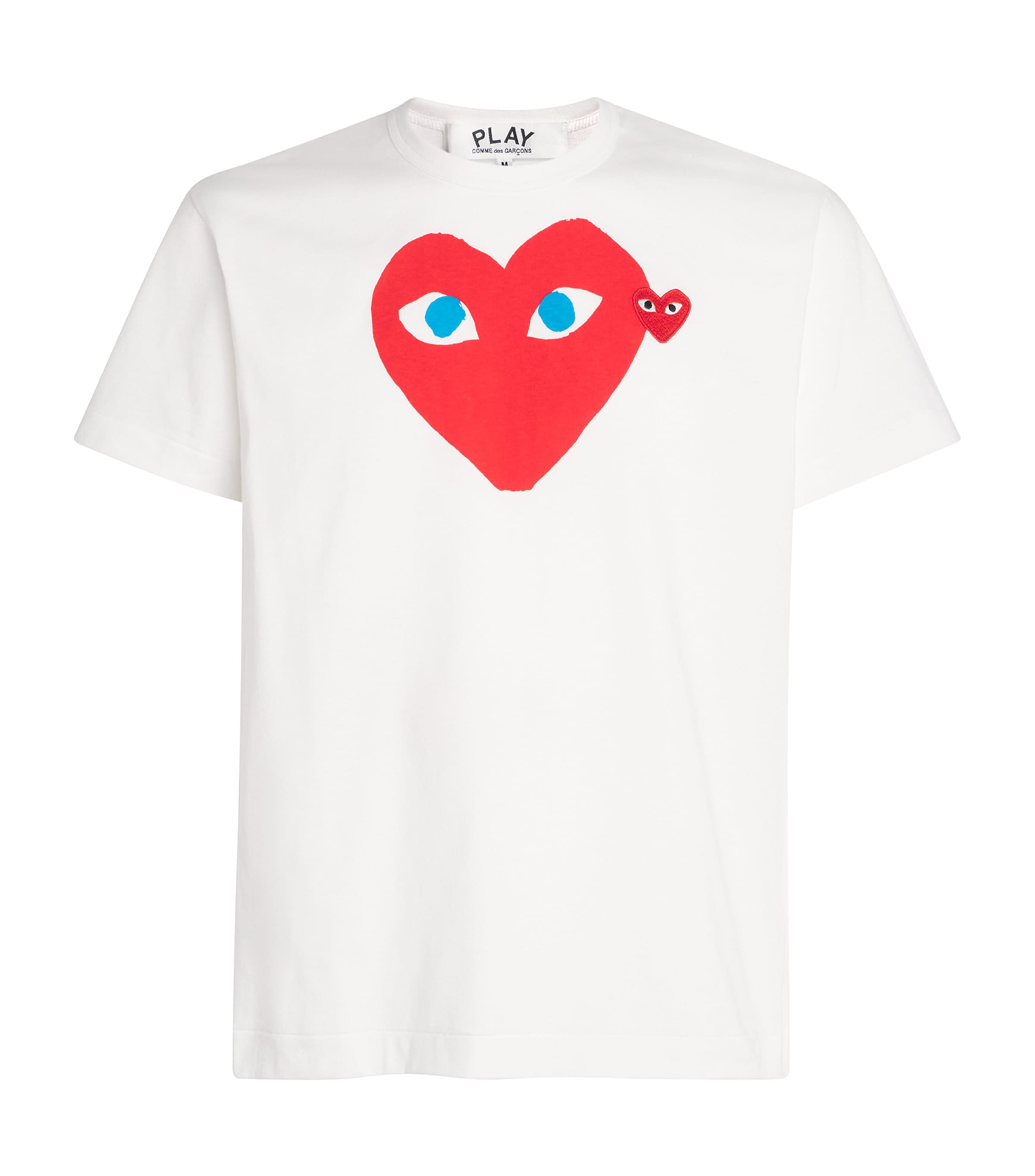 Comme Des Garçons Play Mens Heart Logo T-Shirt White Image 1
