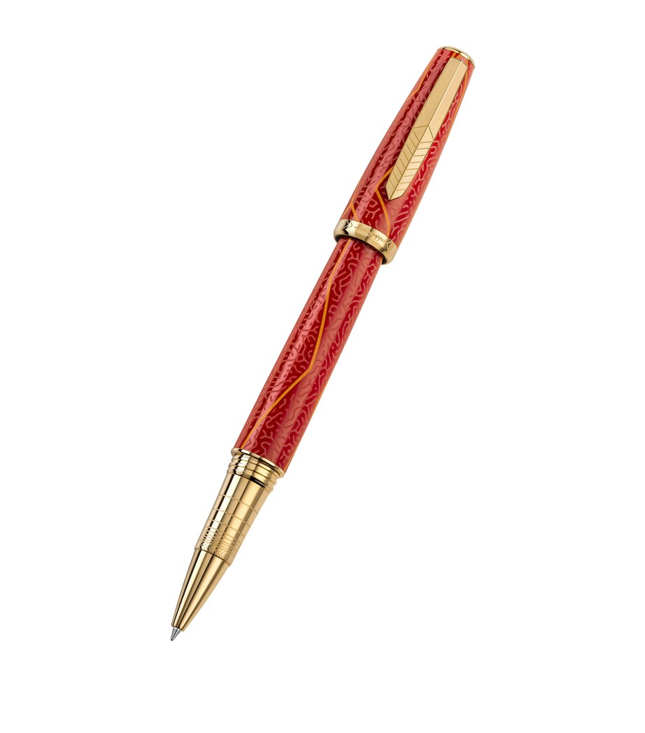 The Flash Rollerball Pen RED&GOLD Image 3