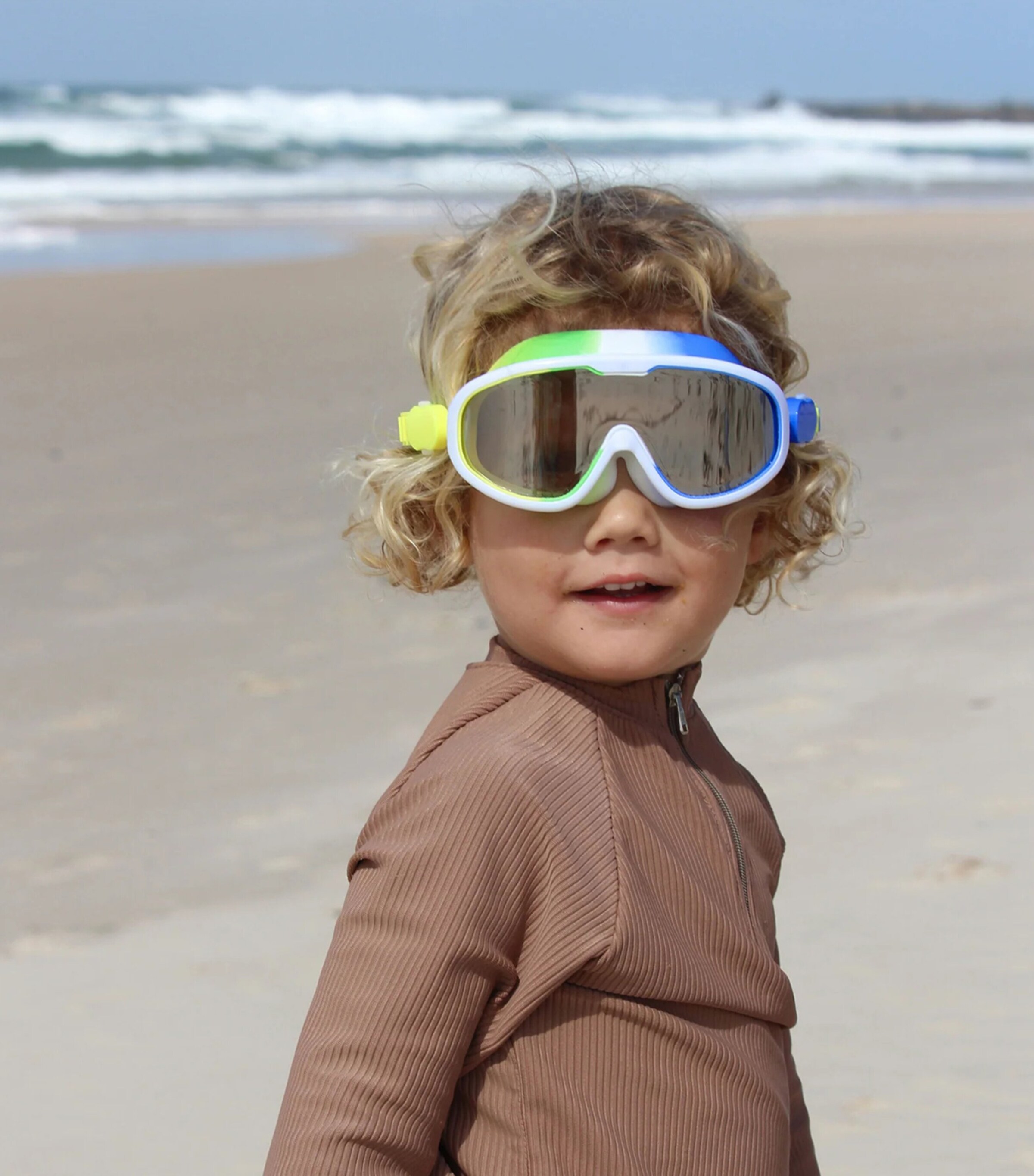 Sunnylife Kids Into the Jungle Swim Mask Multicolour Image 2