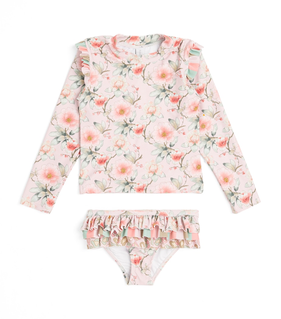 Floral Print 2-Piece Swimsuit (2-10 Years) PETAL Image 1