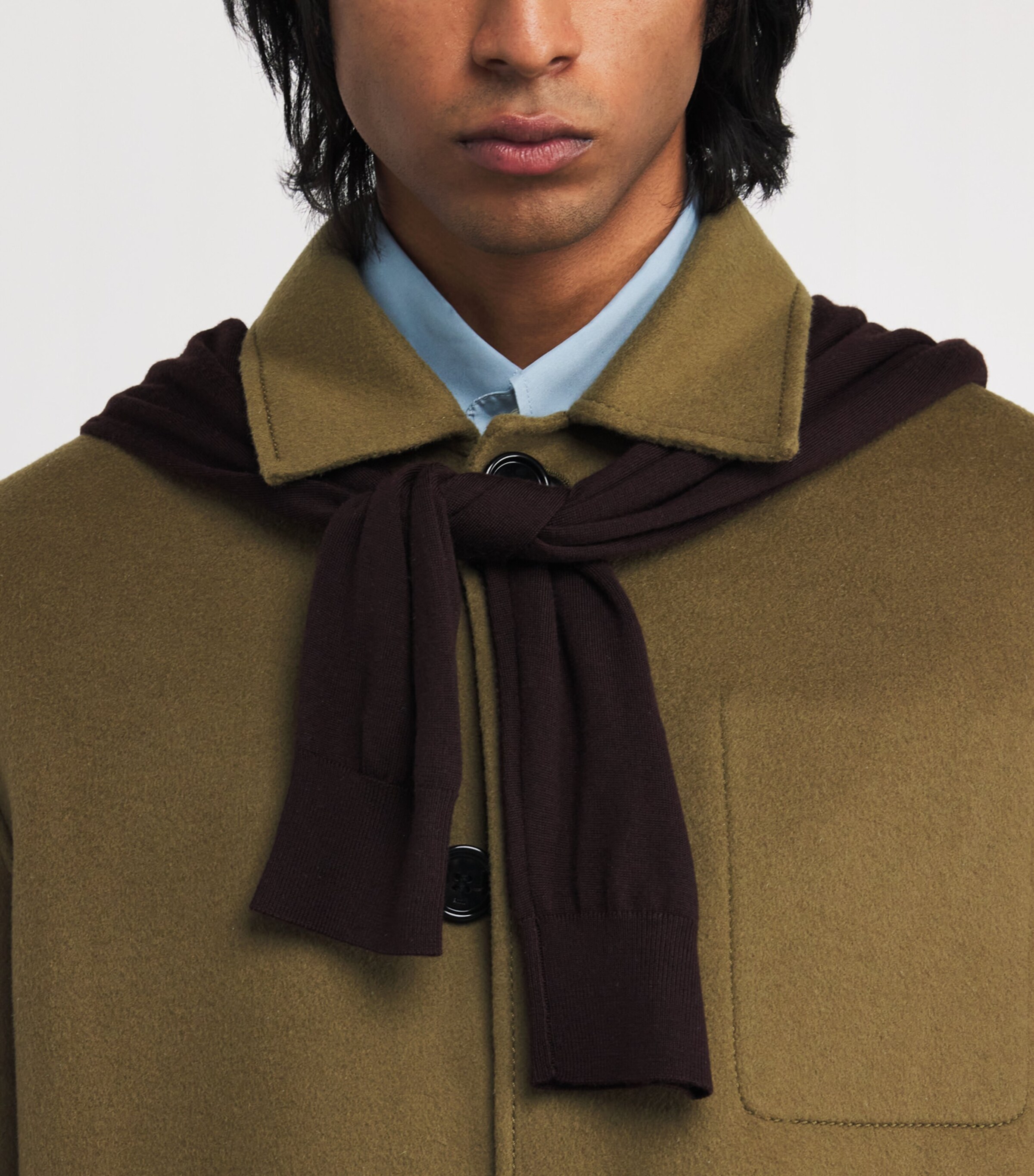 AMI Paris Wool-Cashmere Overshirt | Men Clothing | Coats & Jackets | Overshirts & Shackets | Designers | Ami Paris | Men Trending Now | Men Wardrobe Essentials AMI Paris Wool-Cashmere Overshirt | Men Clothing | Coats & Jackets | Overshirts & Shackets | Designers | Ami Paris | Men Trending Now | Men Wardrobe Essentials
