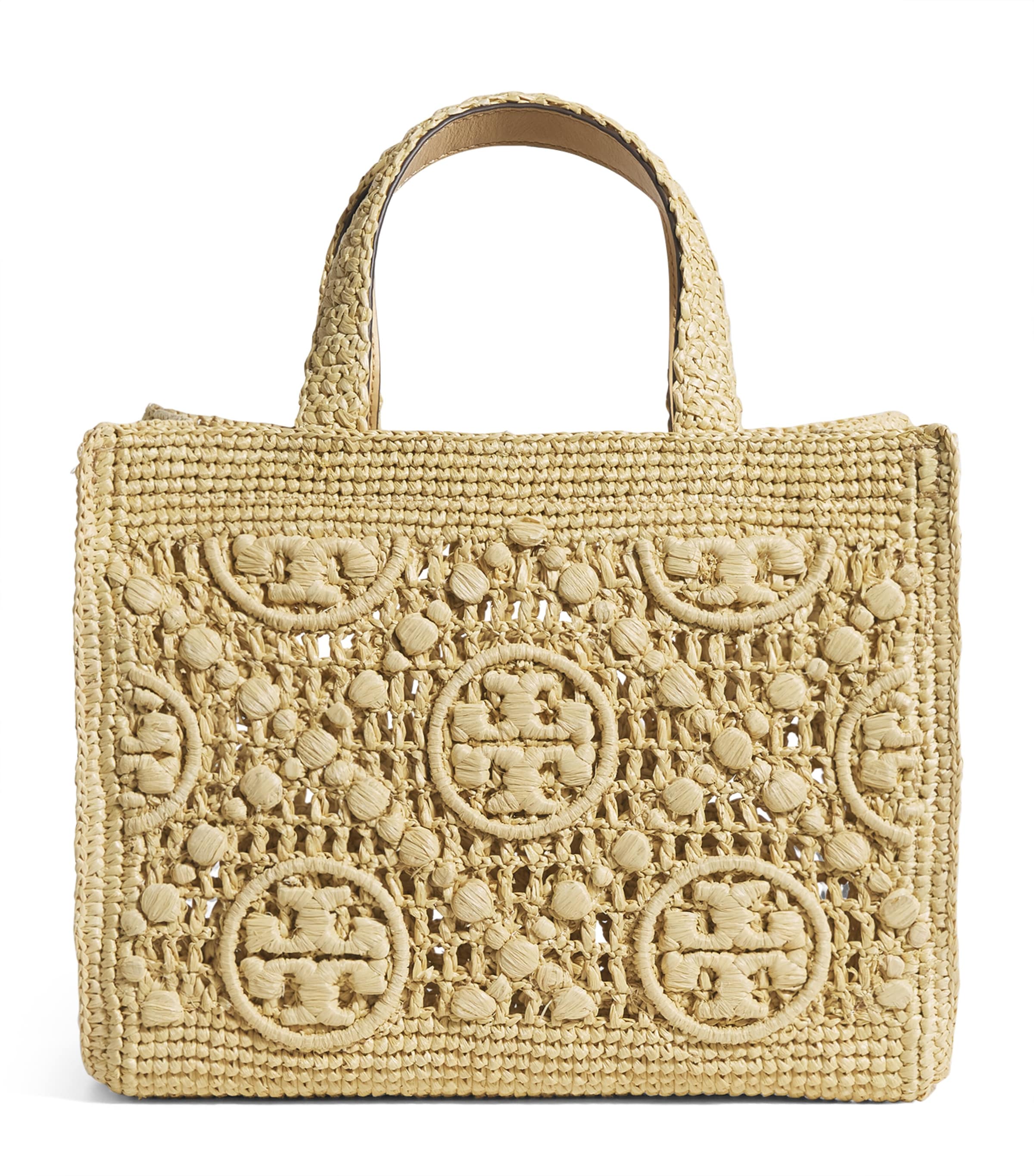 Raffia Monogram Top-Handle Bag 254 Image 1