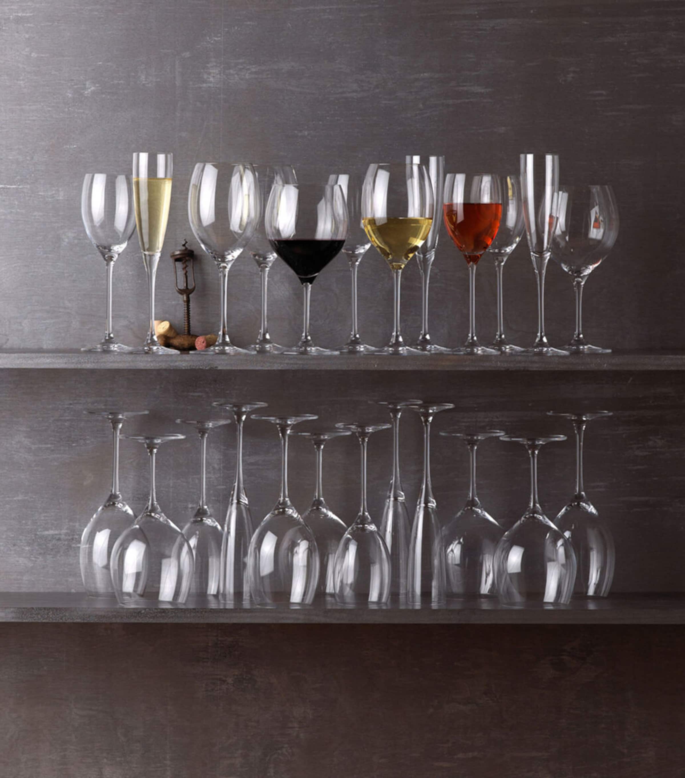 Set of 4 Maxima Burgundy Wine Goblets (200ml) MULTI Image 2