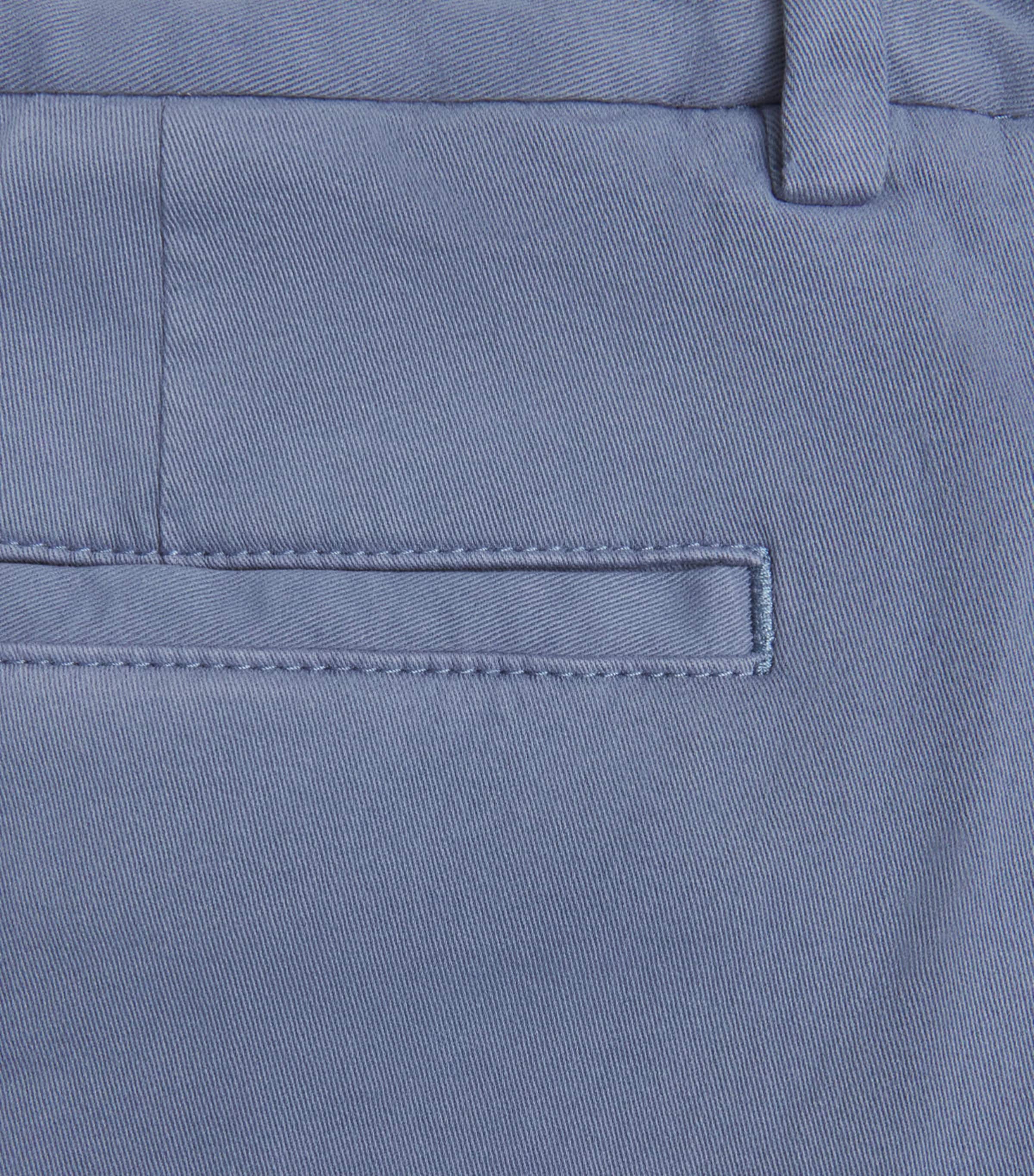 BOSS Mens Stretch-Cotton Straight Trousers Open Blue Image 6