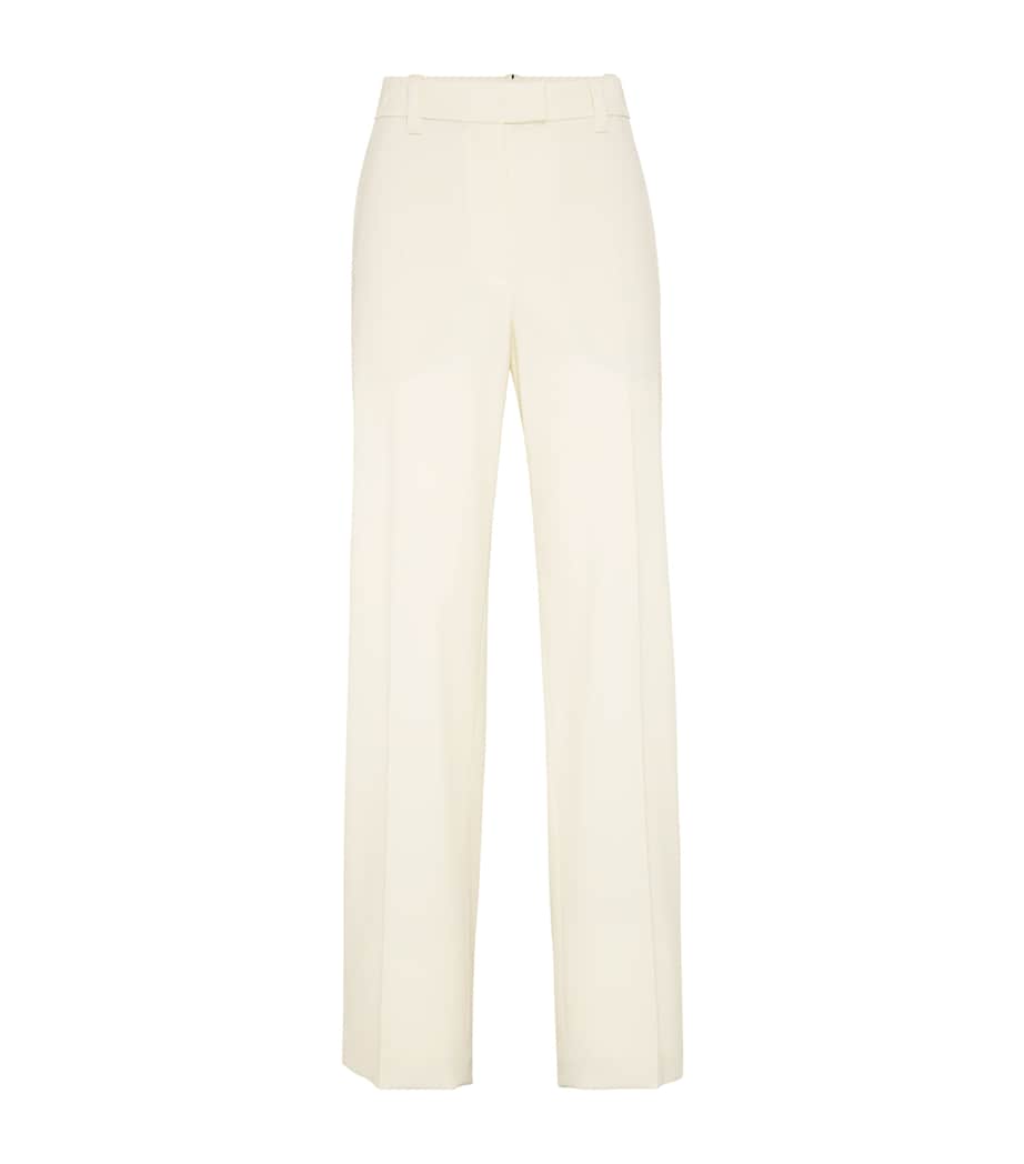 Wool-Blend Gabardine Cigarette Trousers C1062 Image 1