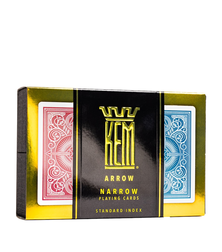 Arrow Narrow Standard Index Playing Cards (2 Pack) BLUE/RED Image 5