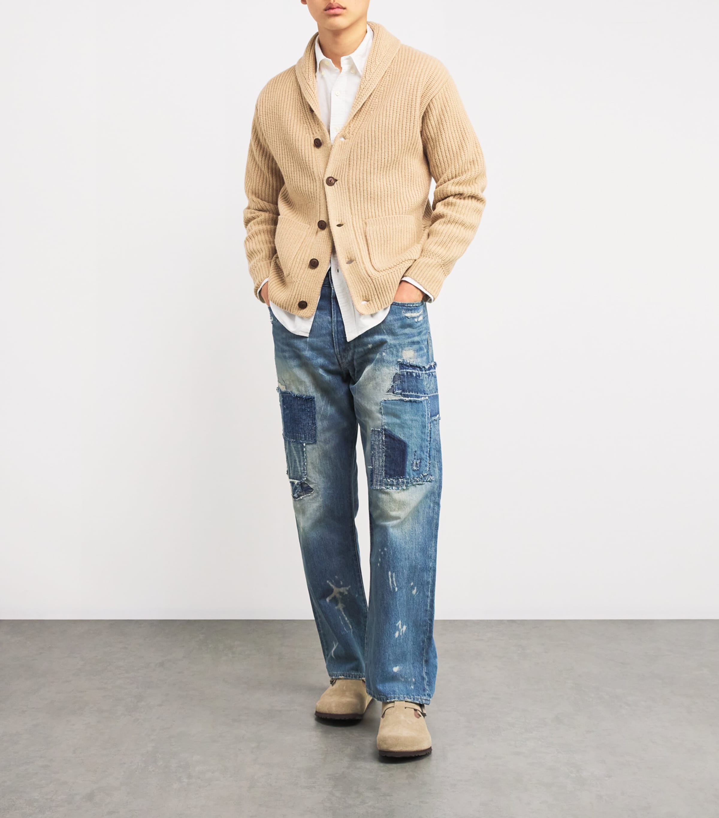 Cotton Polo Pony Shirt WHITE Image 2