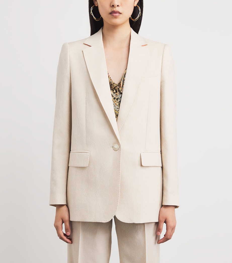 Wool Single-Breasted Blazer M3606 Image 3