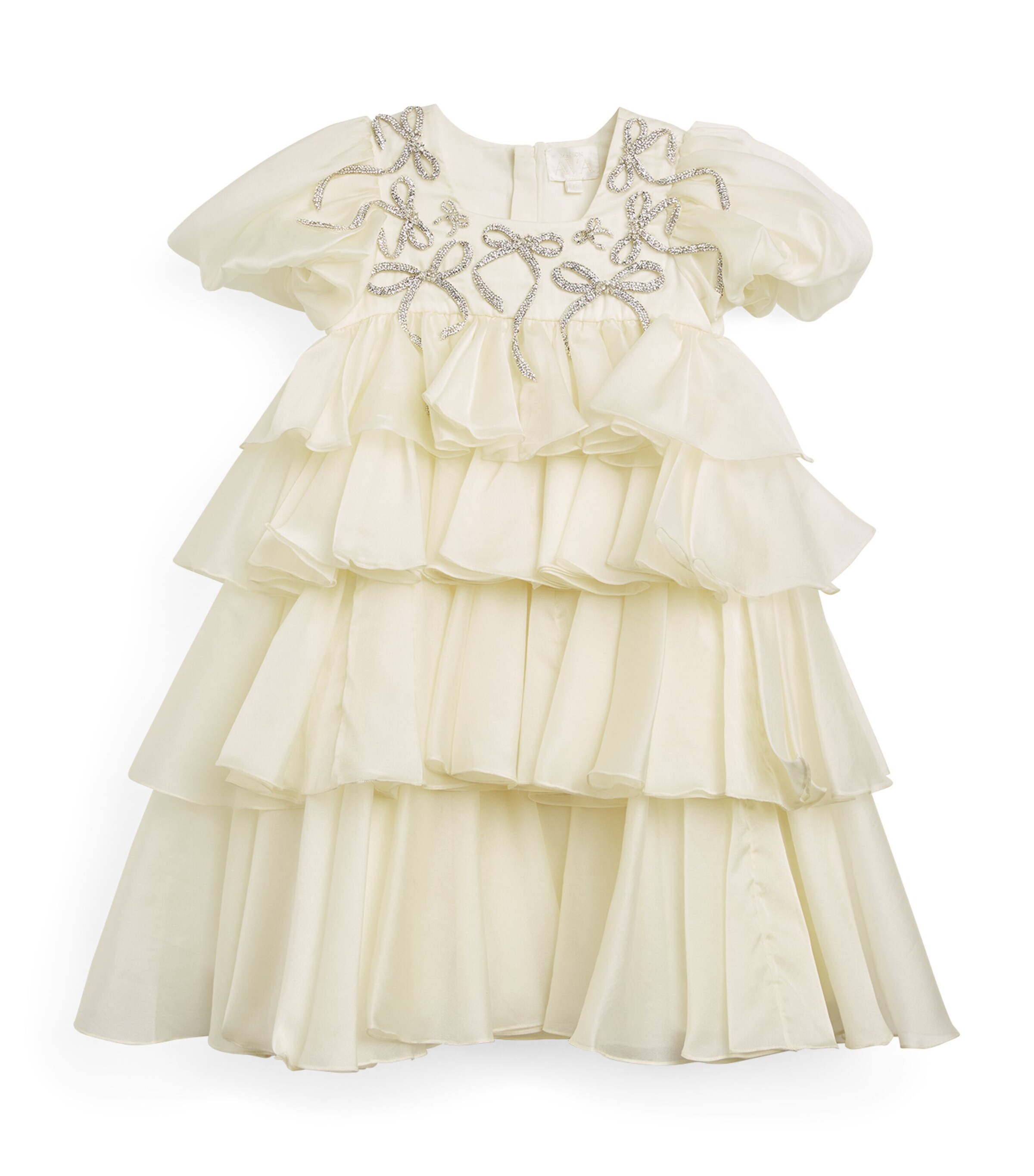 Ava Kids Dress & Hairclip|Cotton/Linen main image 1