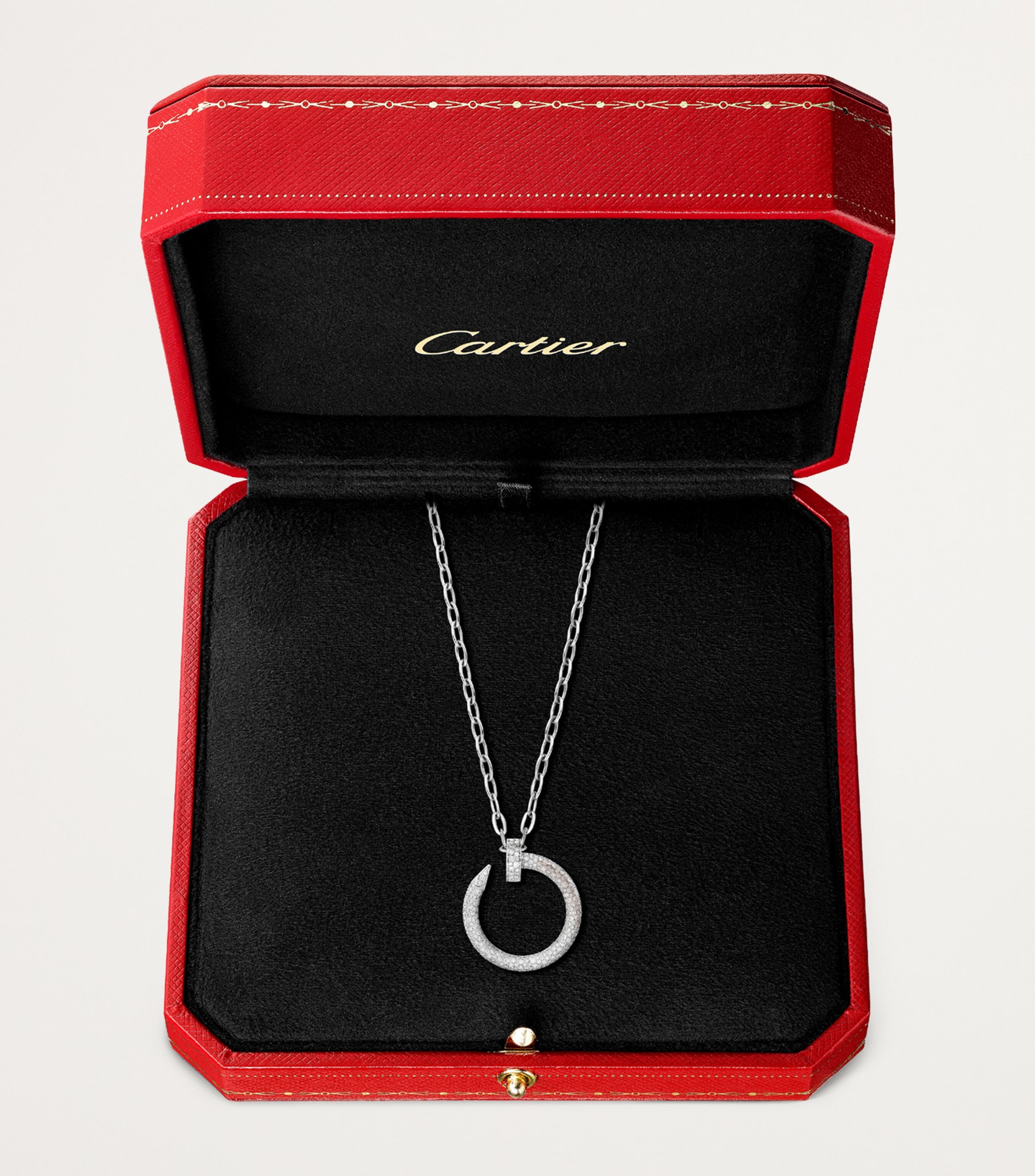 Cartier White Gold and Diamond Juste un Clou Necklace White Gold Image 5