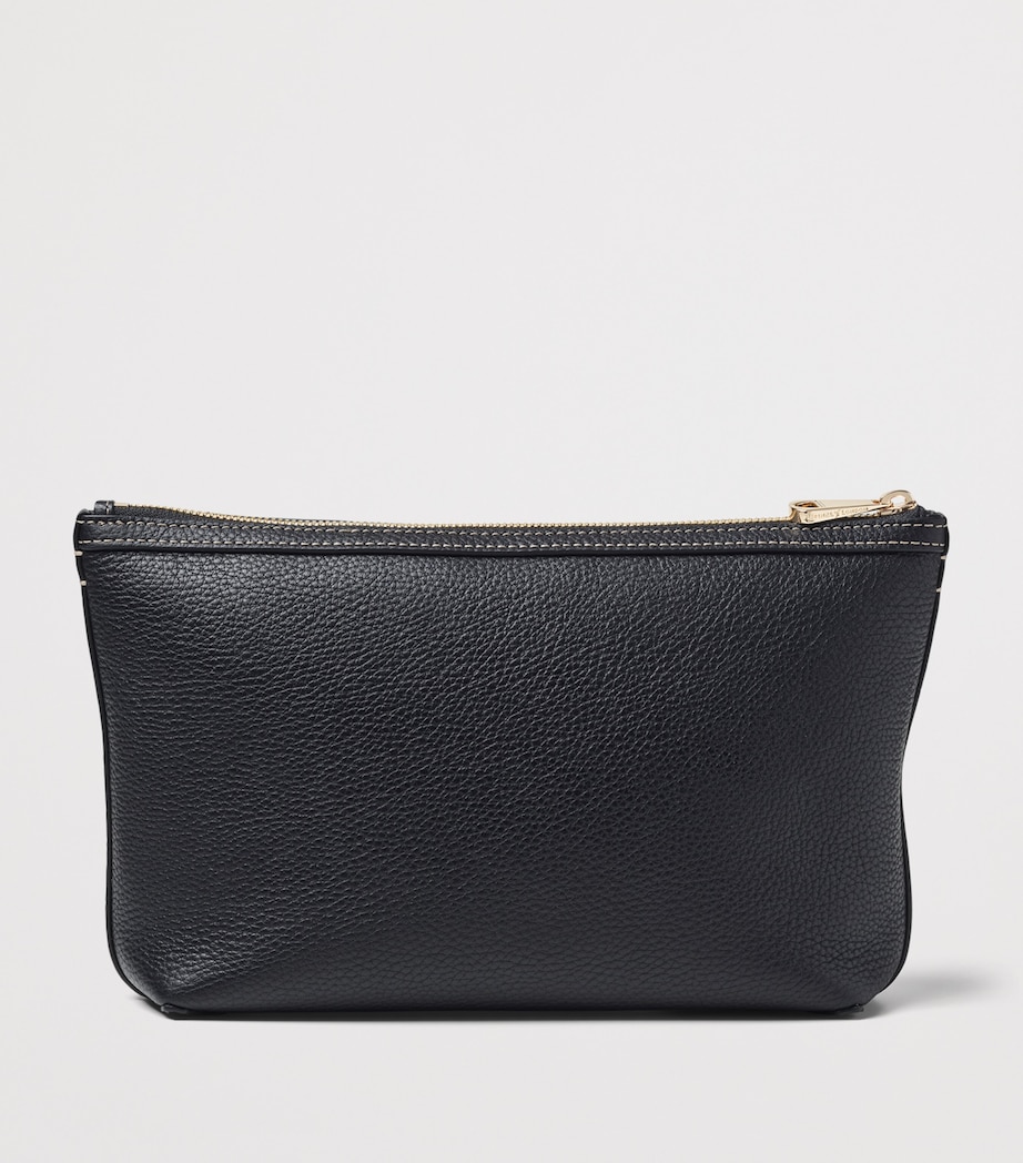 Aspinal Of London Leather Hudson Toiletry Bag Black Image 2