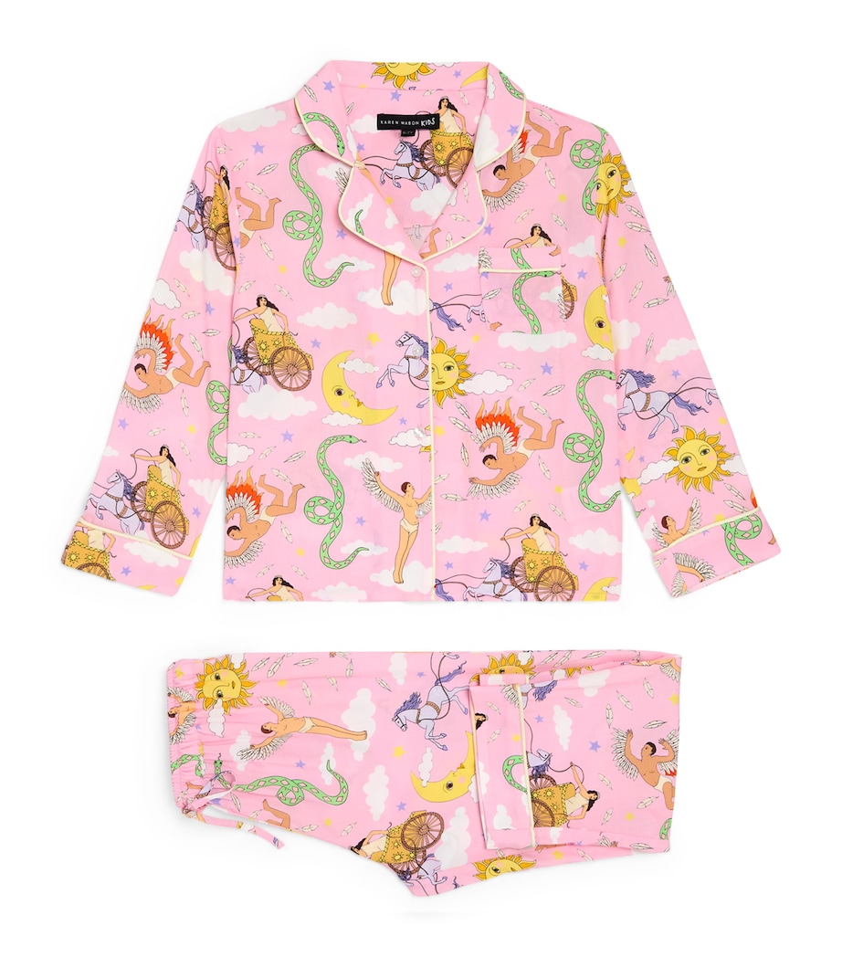Greek Mythology Pyjama Set (2-13 Years) PINK Image 1