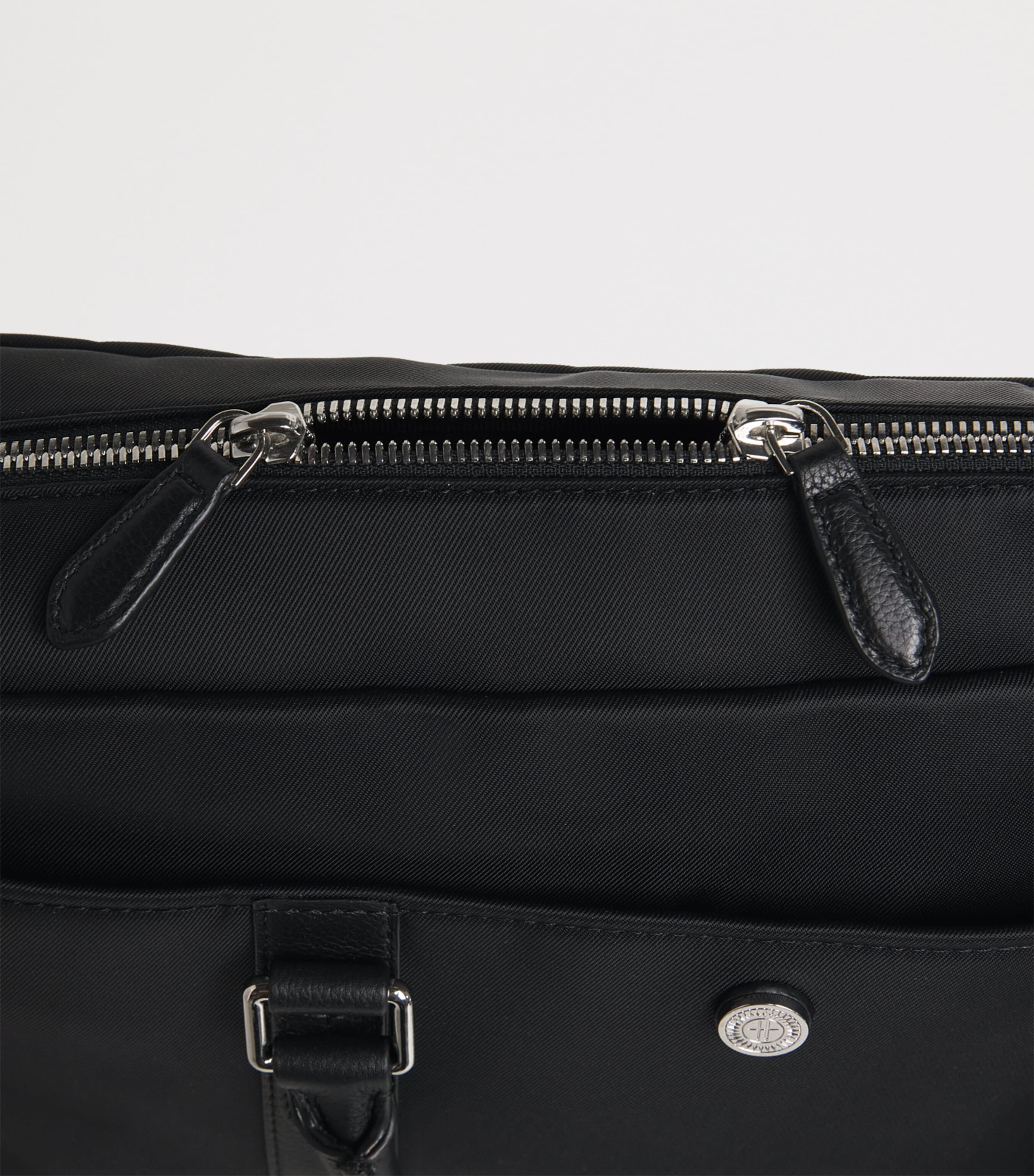 Harrods Nylon Briefcase Black Image 5