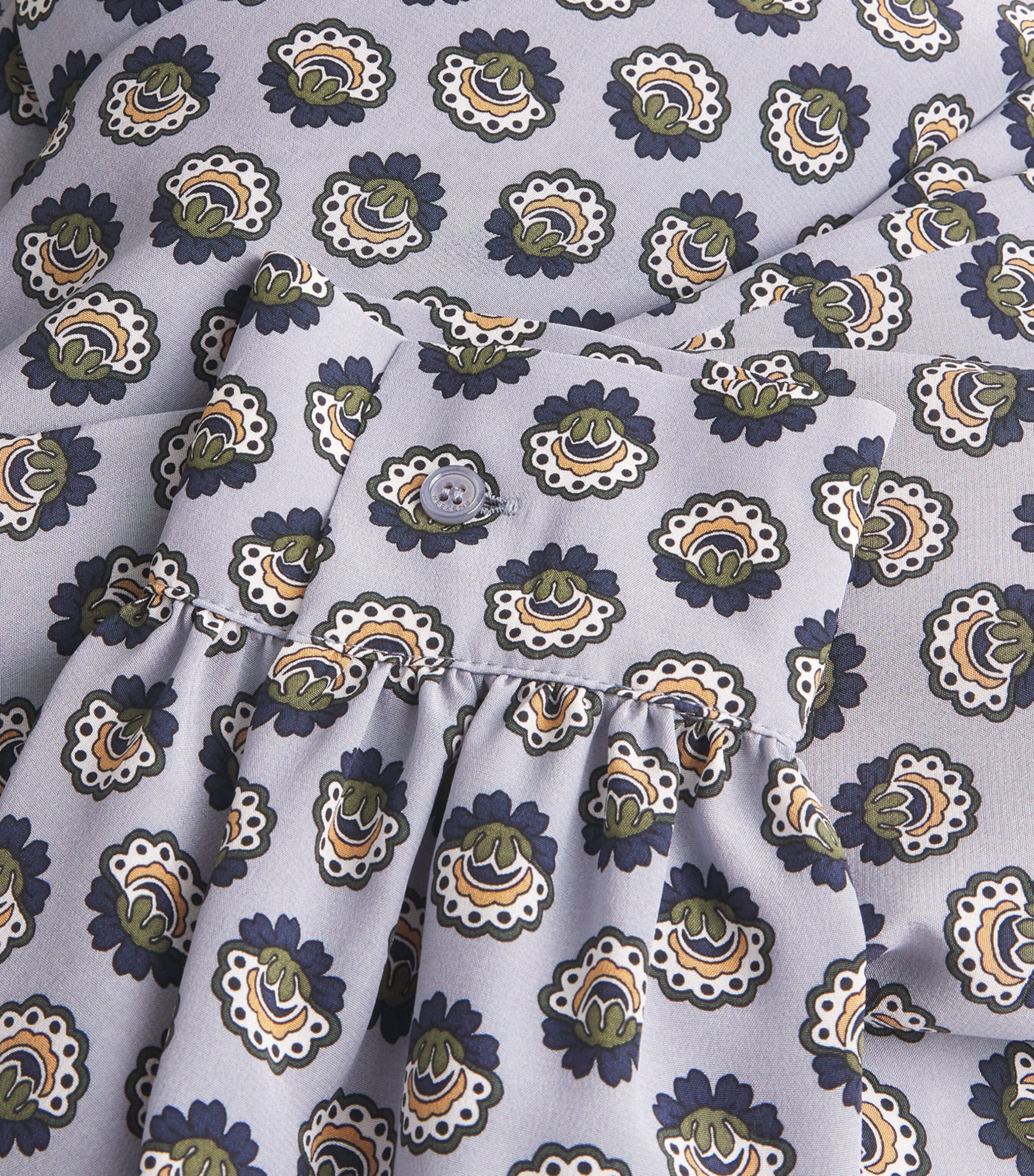 Silk Floral Maxi Dress AVIO Image 5