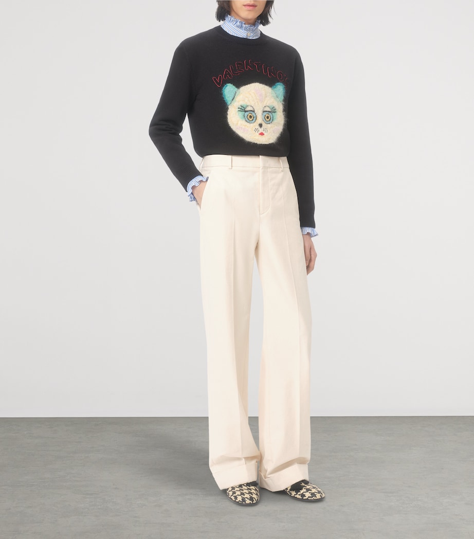 Cotton Straight-Leg Trousers 1SS Image 5