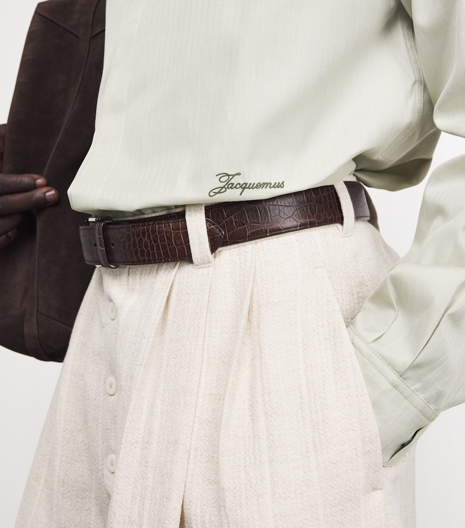 Cotton '50s Logo Simon Shirt 510-LIGHT GREEN Image 6