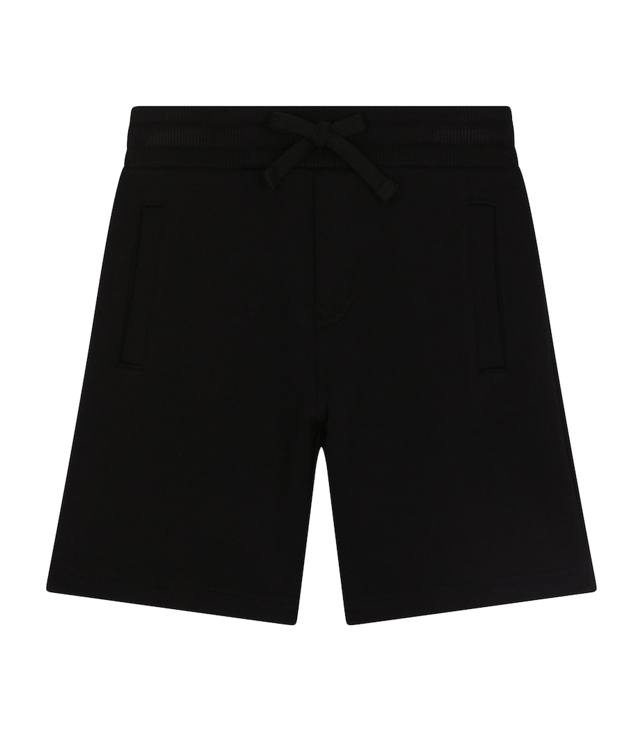 Dolce&Gabbana Kids Cotton Bermuda Shorts (2-6 Years) Black Image 1
