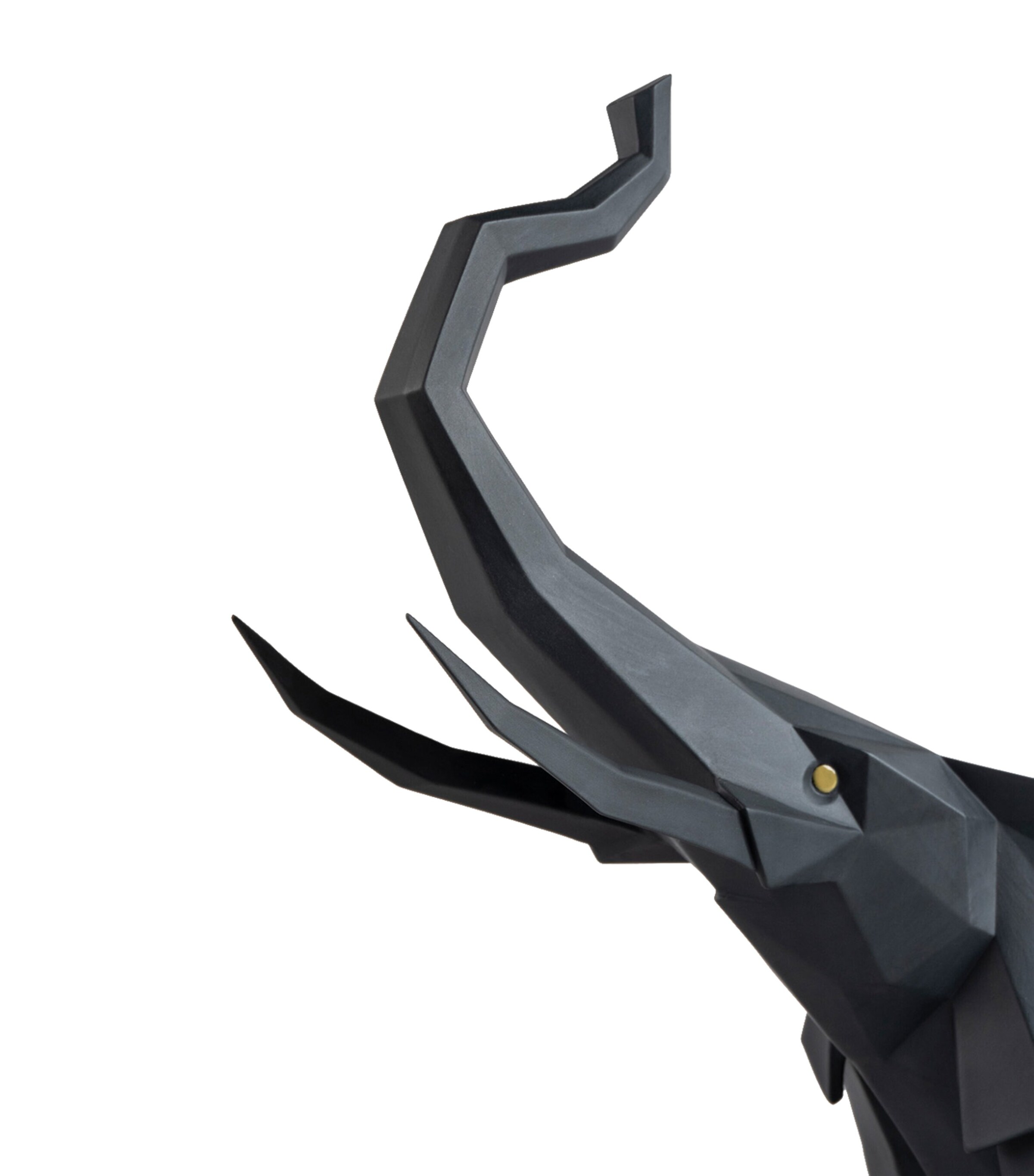 Lladró Porcelain Elephant Figure Black Image 6