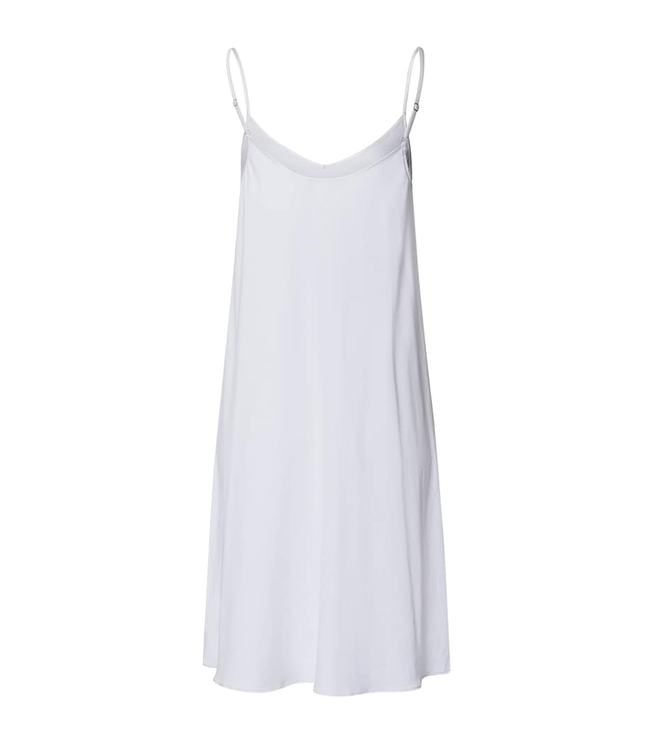 Cotton Silk Nightdress WHITE Image 2