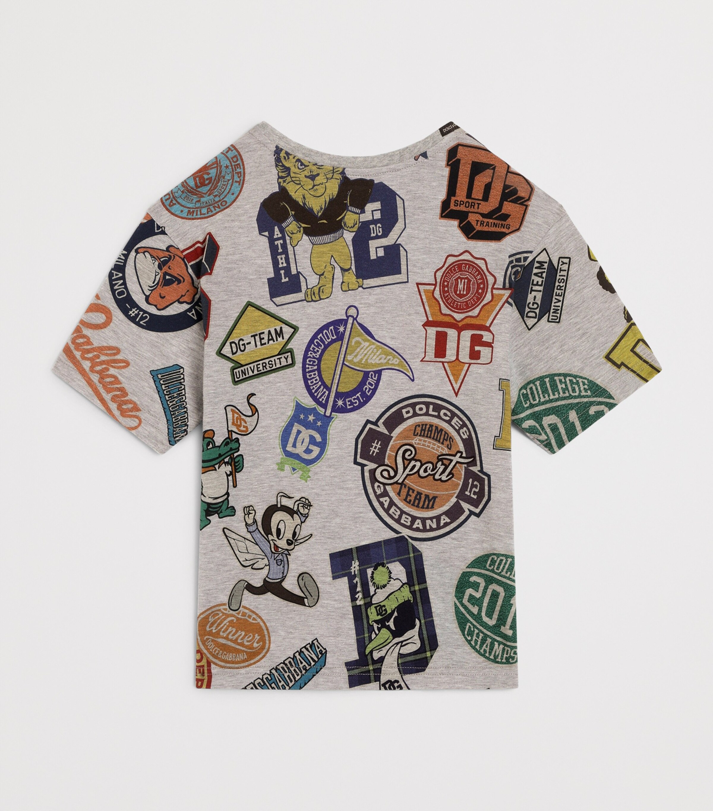 Dolce&Gabbana Kids Collegiate Print T-Shirt (8-14 Years) Fdo Image 2