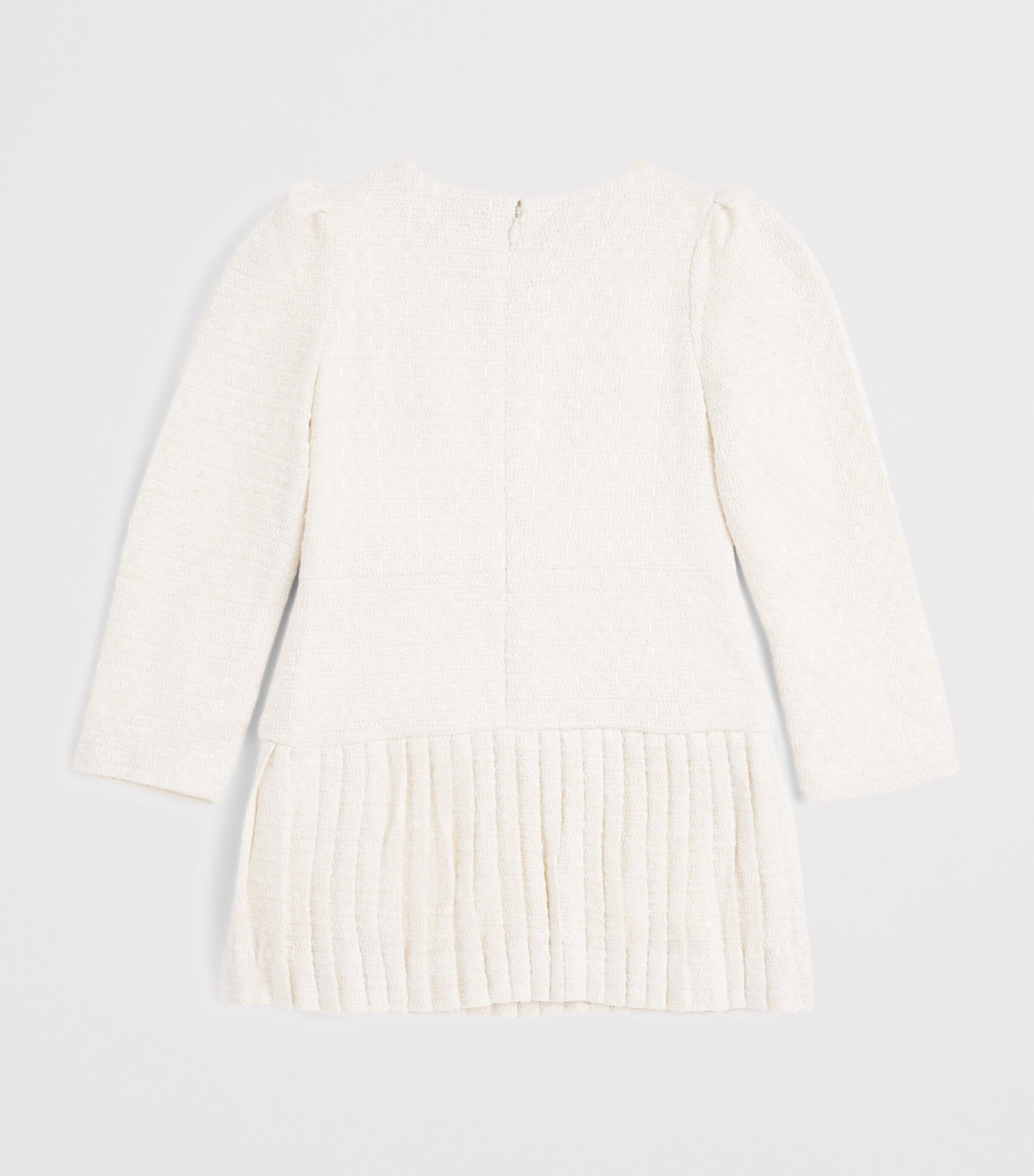 Bouclé Renee Dress (4-12 Years) IVORY Image 2