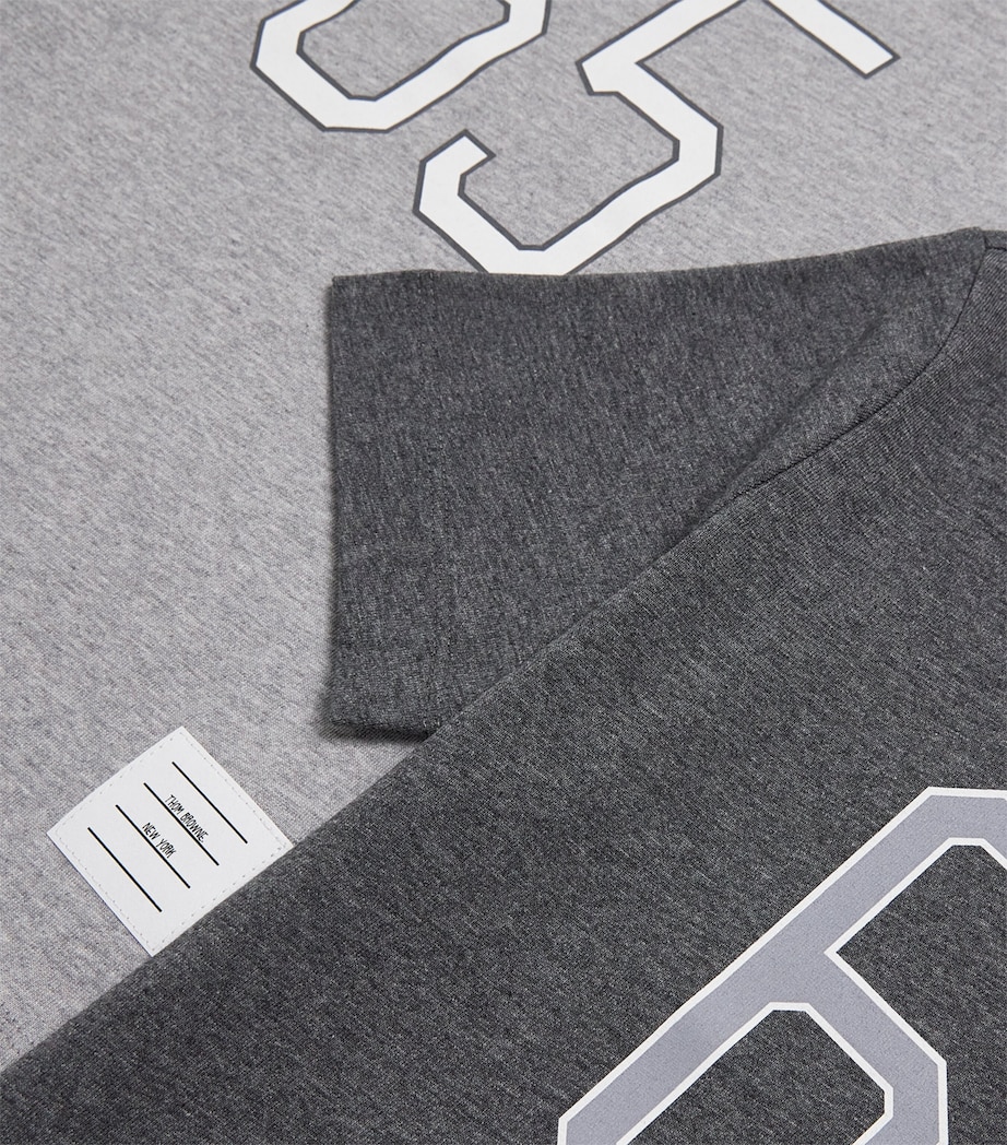 Set of 3 Cotton Logo T-Shirts (2-12 Years) MED GREY Image 4