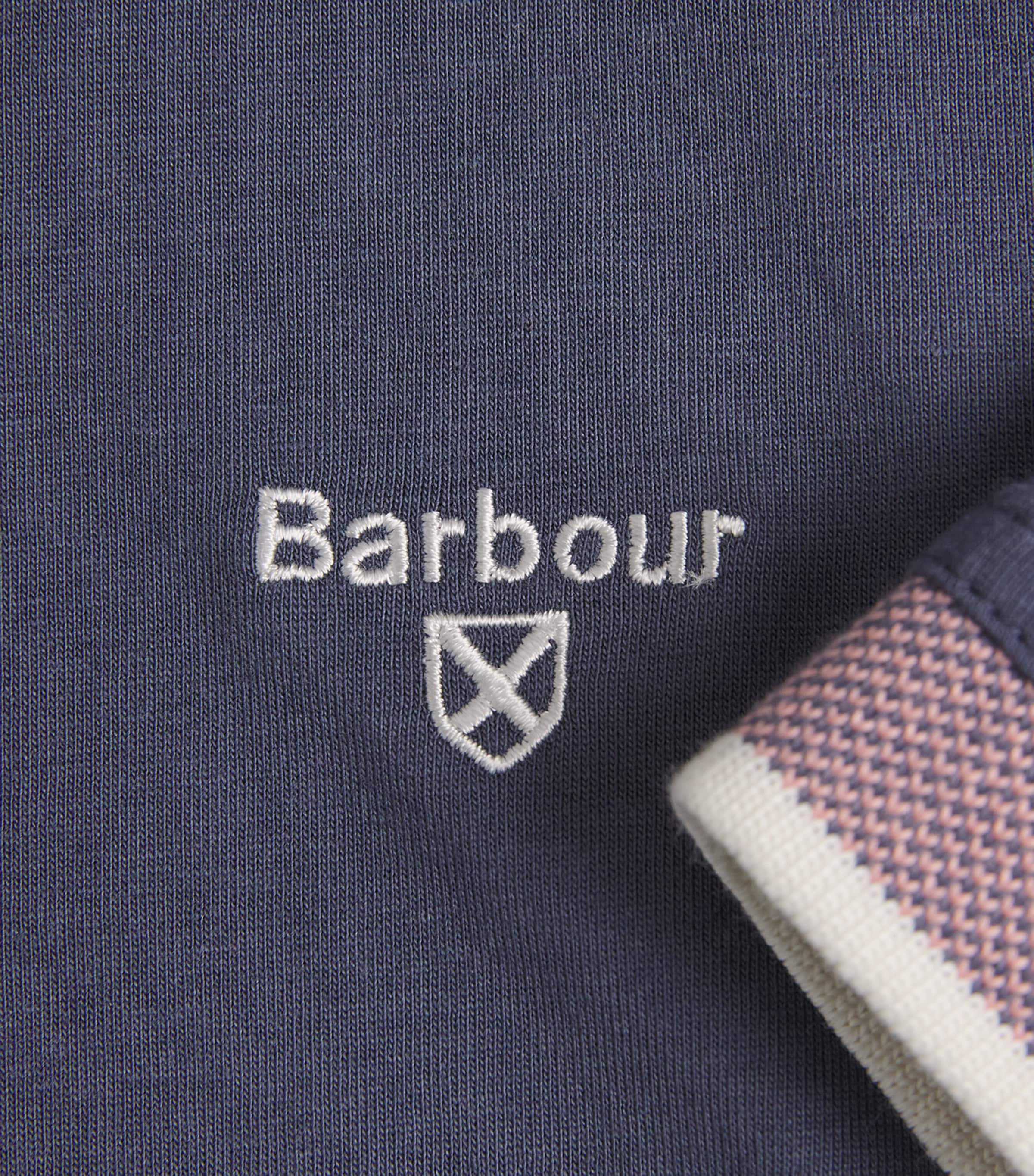 Barbour Mens Cotton Cornsay Polo Shirt Washed Image 6