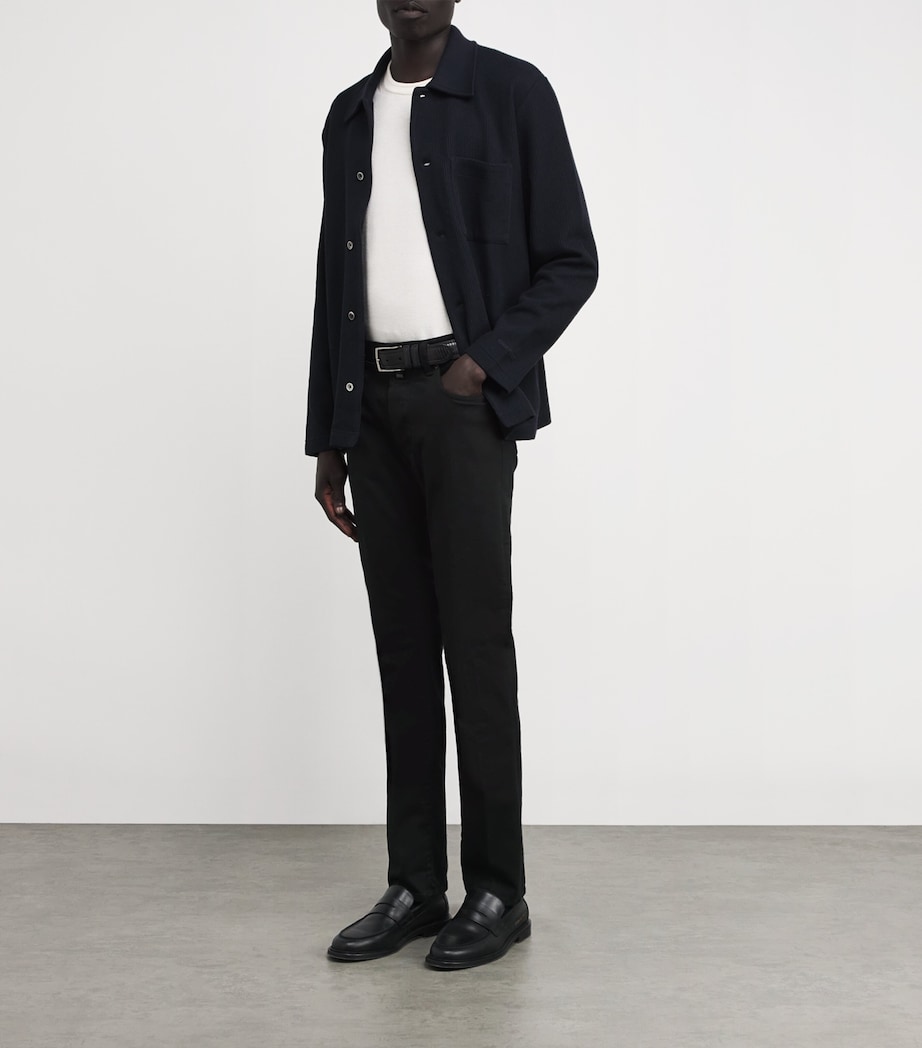 Crocodile Skin-Patch Bard Slim Jeans 500D Image 2