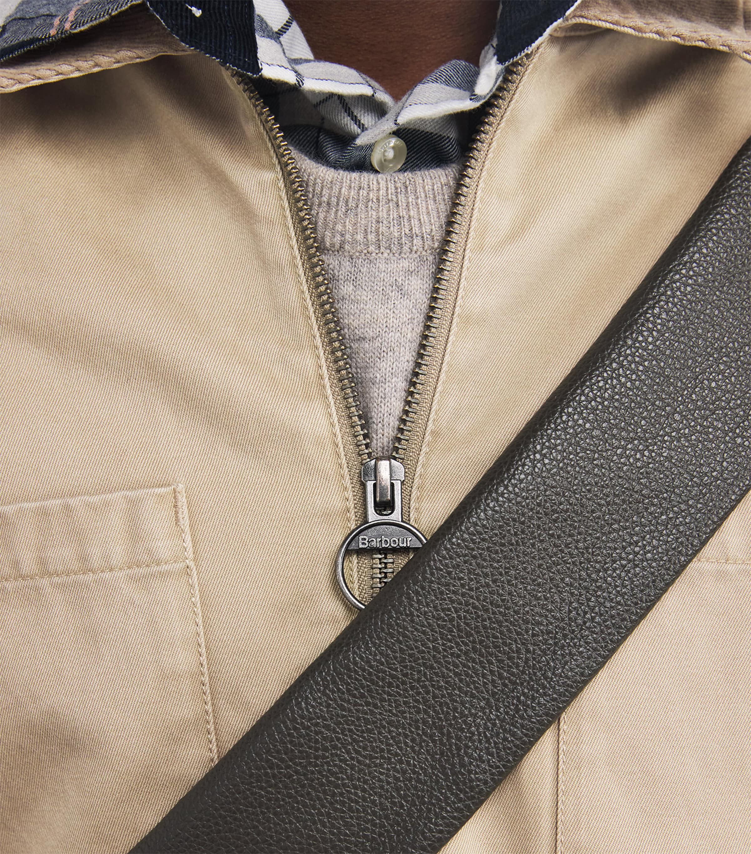 Cotton Twill Lenker Overshirt STONE Image 6