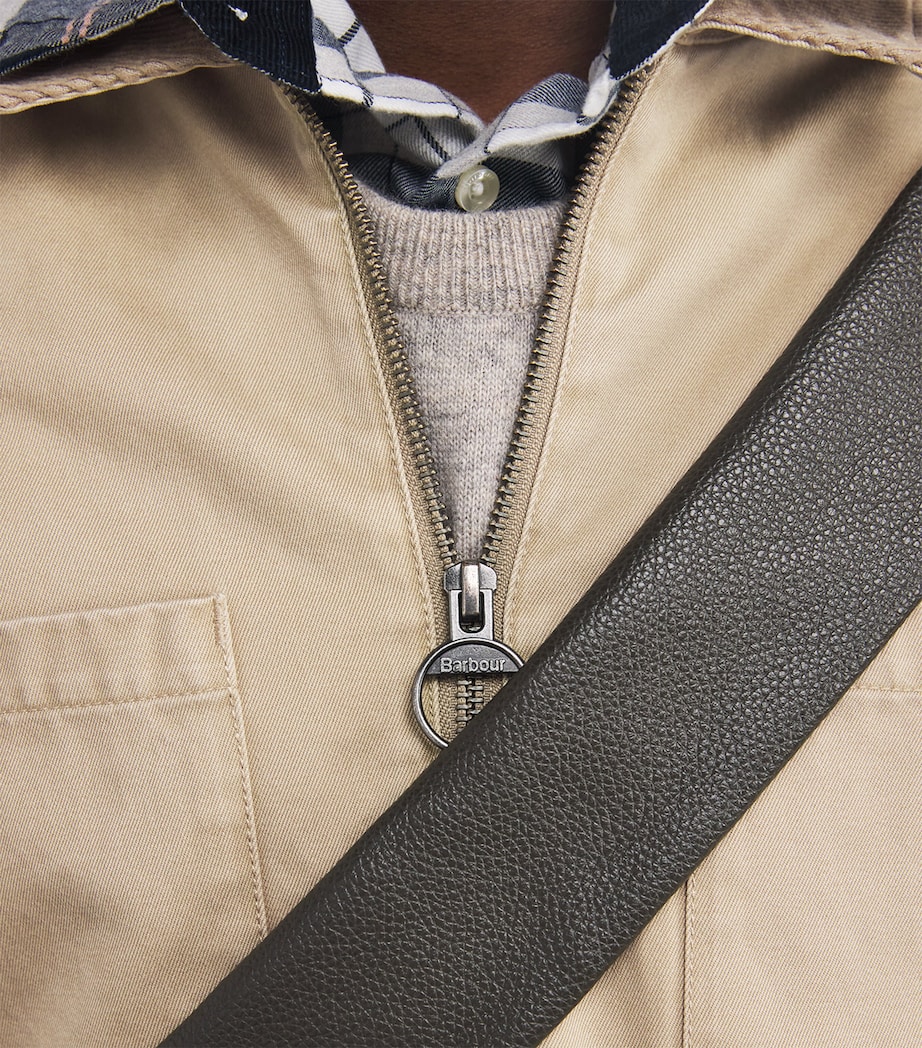 Cotton Twill Lenker Overshirt STONE Image 6