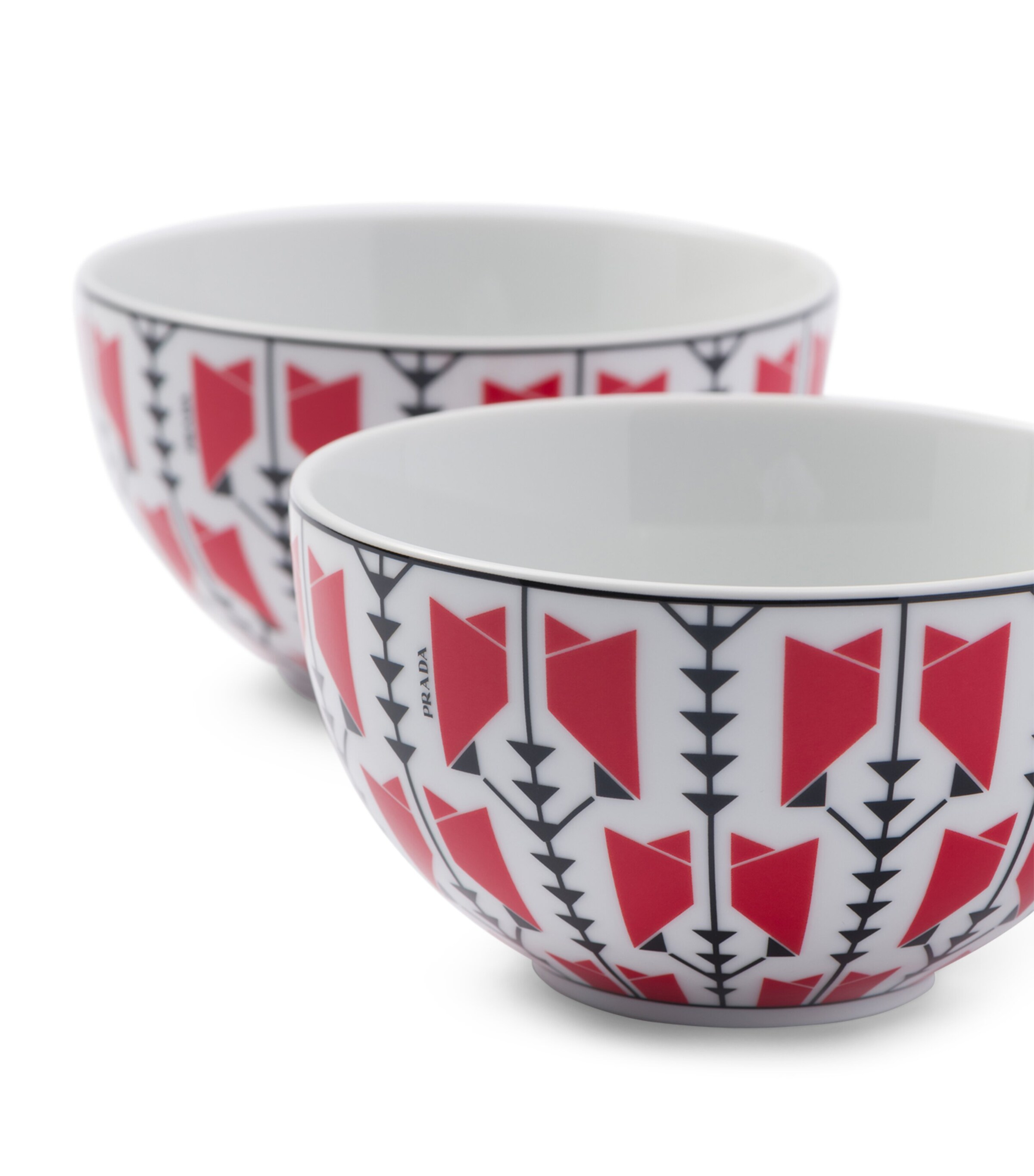 Set of 2 Vienna Arrows Cereal Bowls (12cm) F0DW8 Image 4