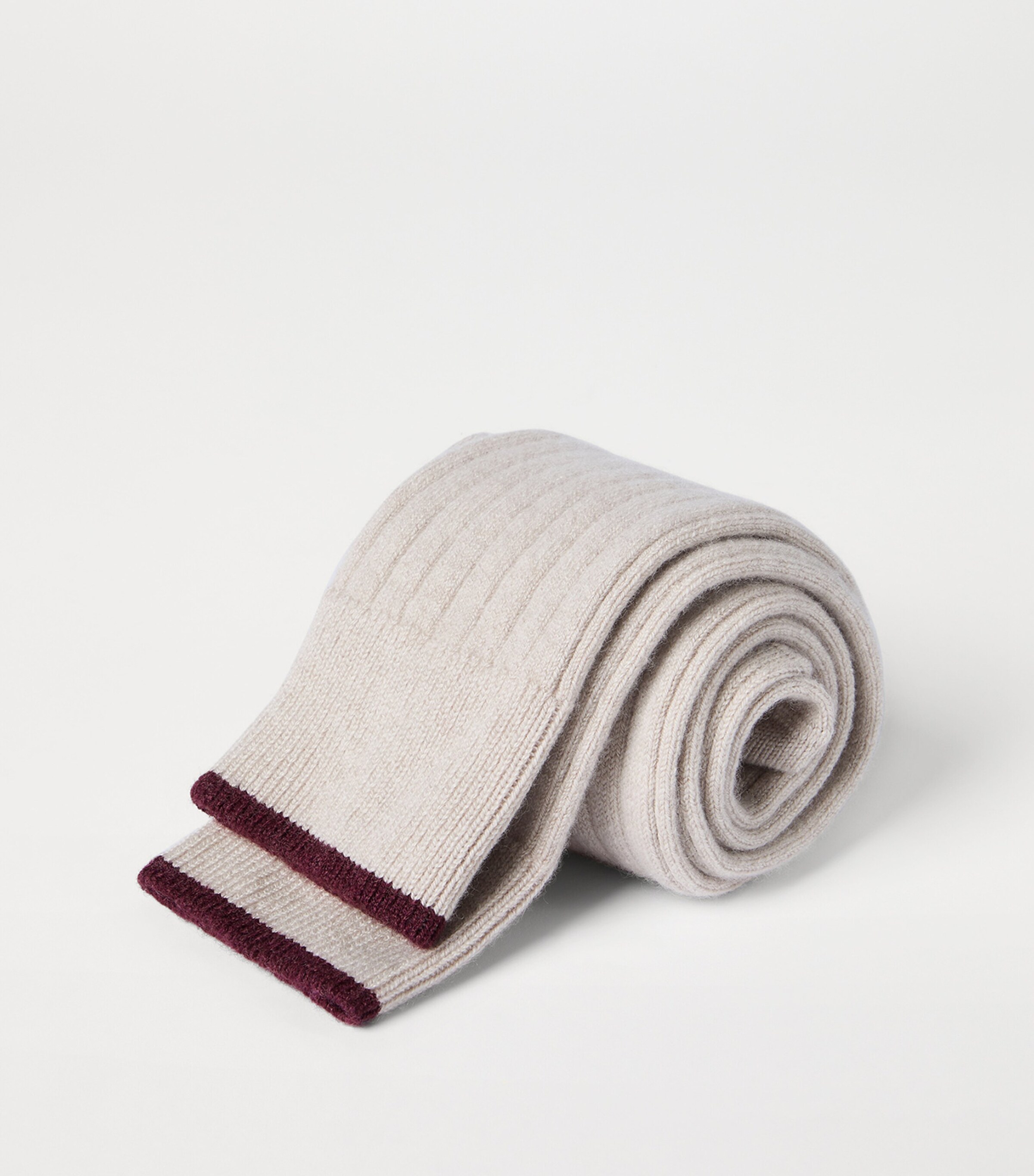 Cashmere Rib-Knit Socks CMZ76 Image 2