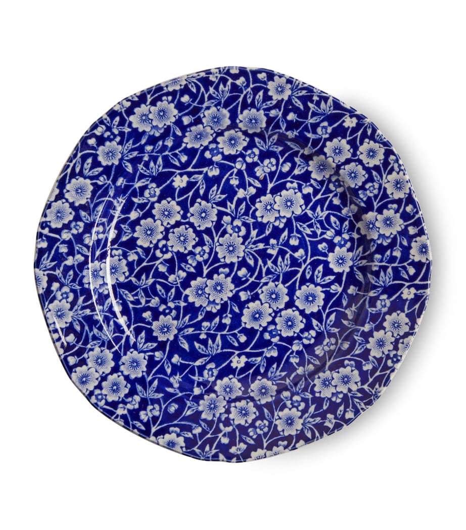 Set of 4 Calico Plates (19cm) BLUE Image 1