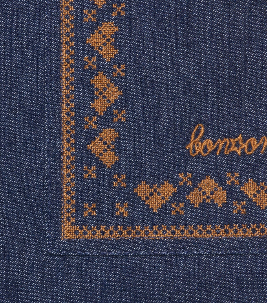Bonton Cotton Chambray Trousers (2-14 Years) Chambray Image 3
