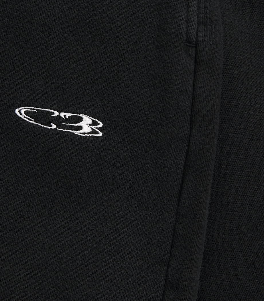 Cole Buxton Mens Cotton Jersey Sweatshorts Vintage Black Image 6