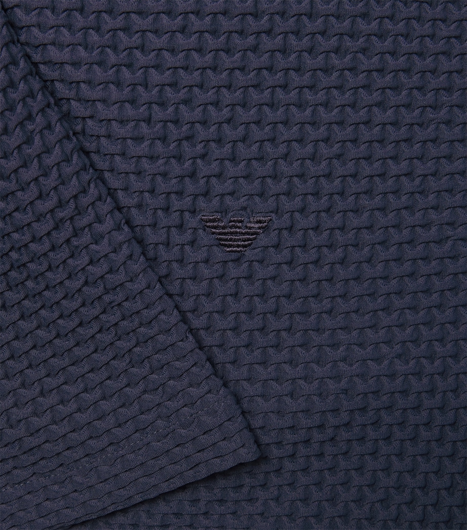 Emporio Armani Mens Textured T-Shirt Image 6