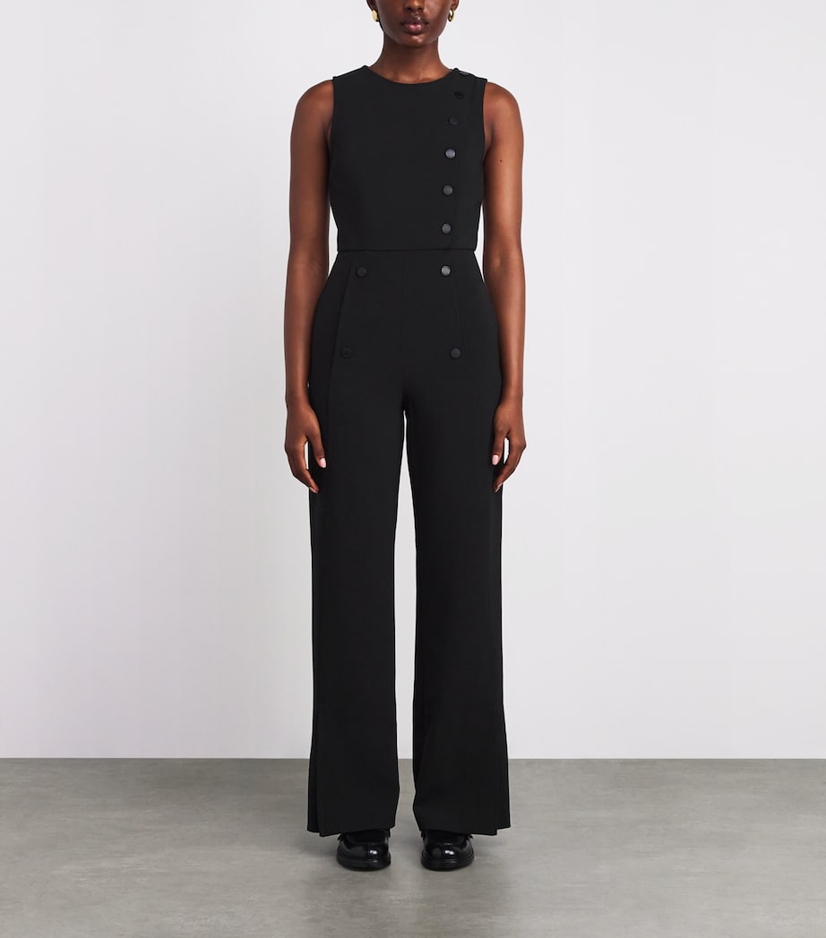 Sleeveless Jumpsuit BLACK Image 3