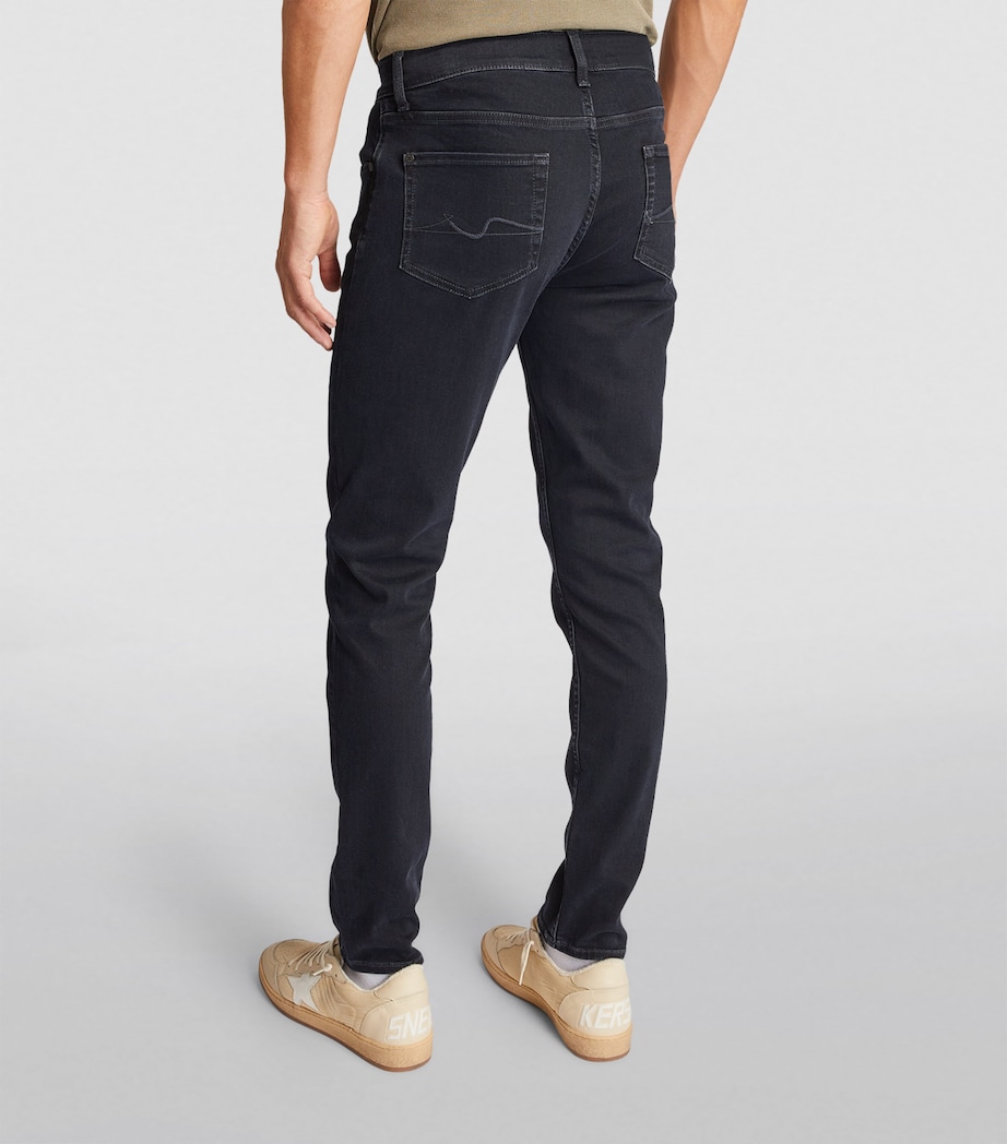 Slimmy Tapered Jeans BLUE BLACK Image 4