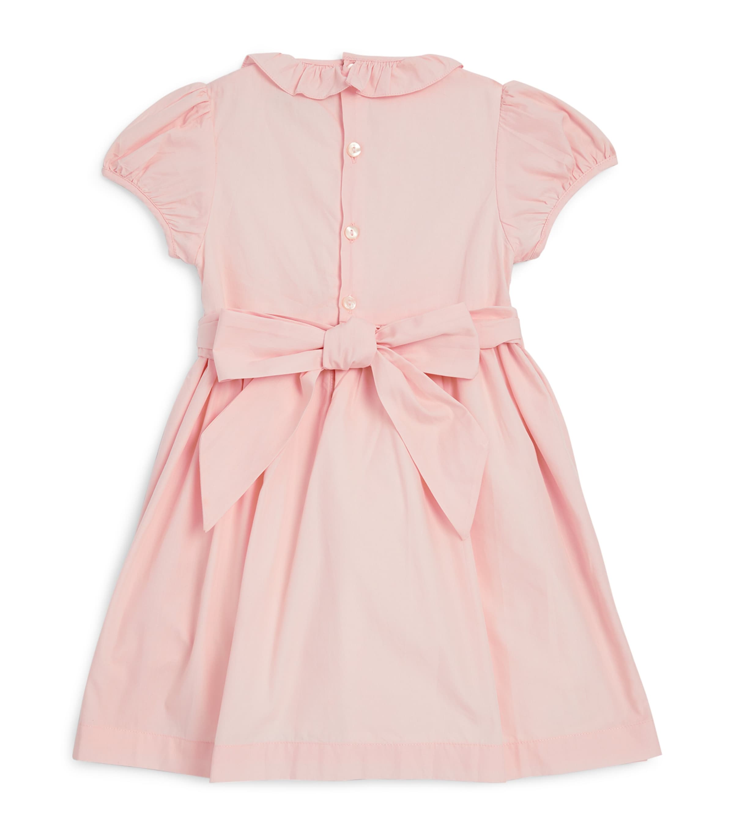 Trotters Willow Rose Smock Dress (2-12 Years) Pink Image 3