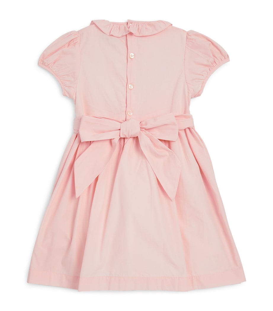 Trotters Willow Rose Smock Dress (2-12 Years) Pink Image 3
