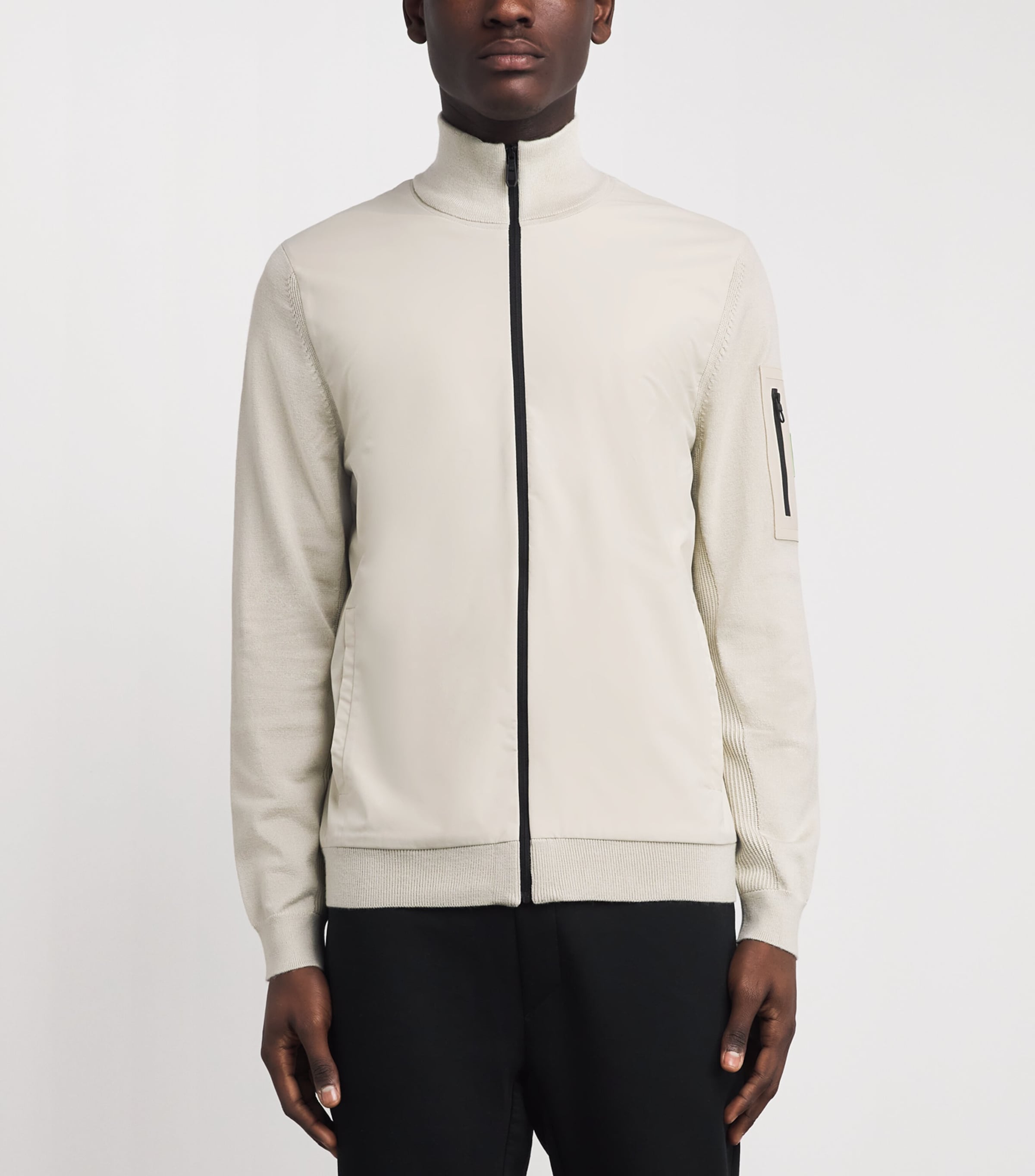 BOSS Mens Water-Repellent Blouson Jacket Light Image 4