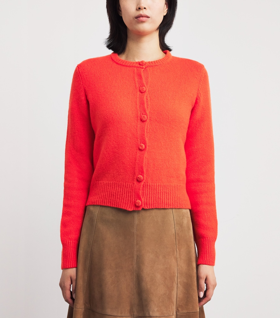 Suzie Kondi Womens Cashmere Kadria Cardigan Cherry Image 3
