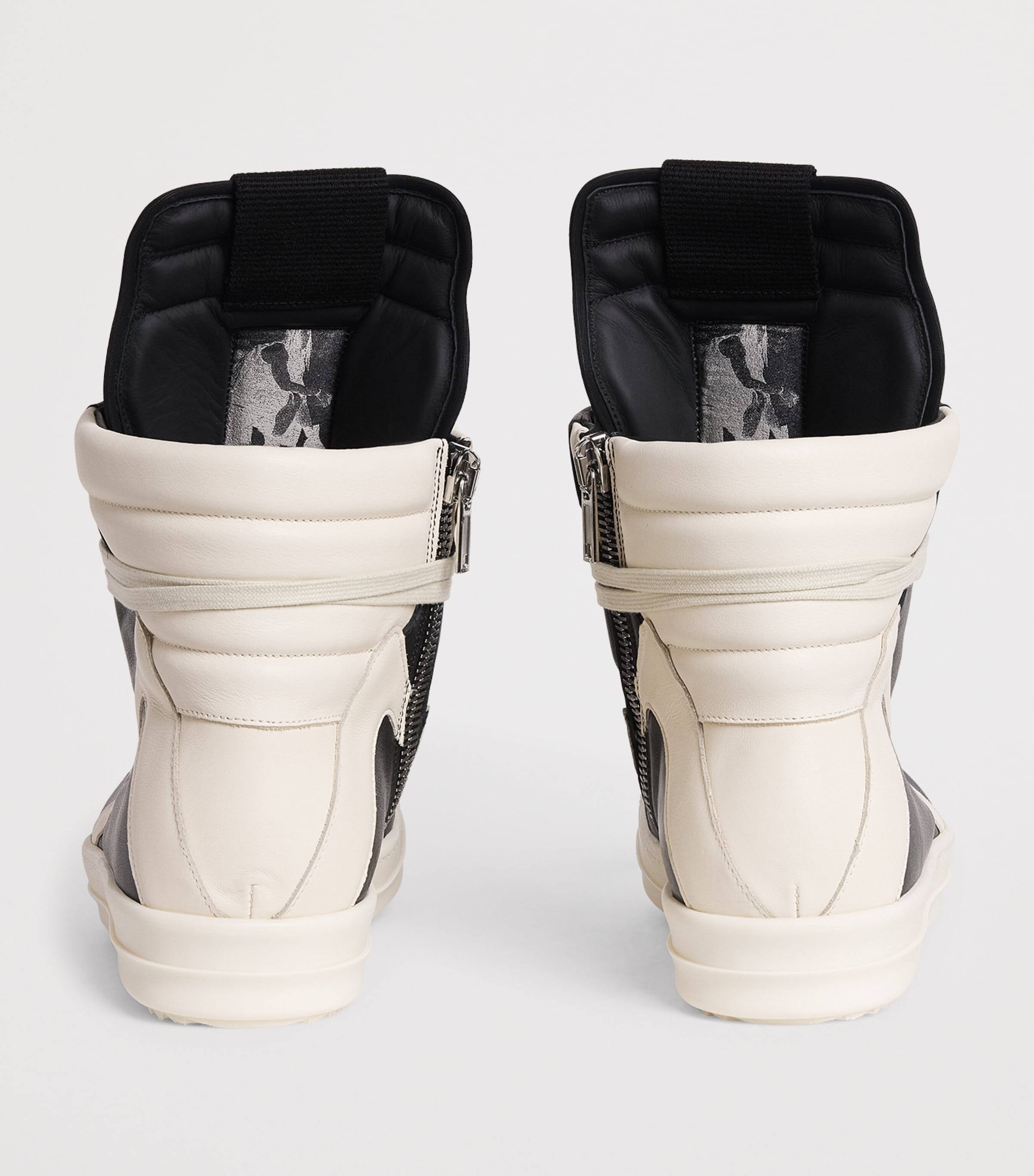 Leather Geobasket High-Top Sneakers BLACK/MILK/MILK/ 911 Image 4