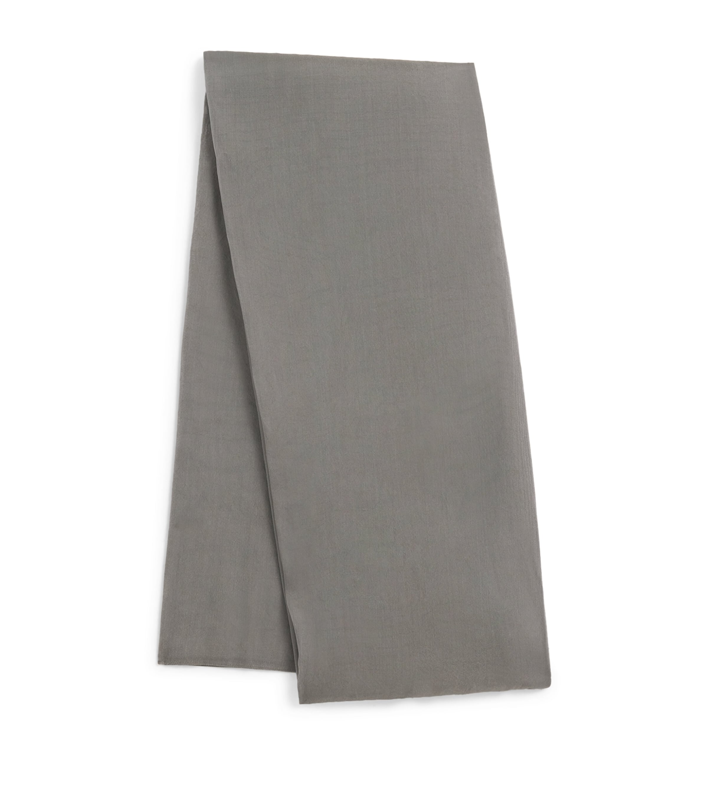 Max Mara Silk-blend Stole In Gray